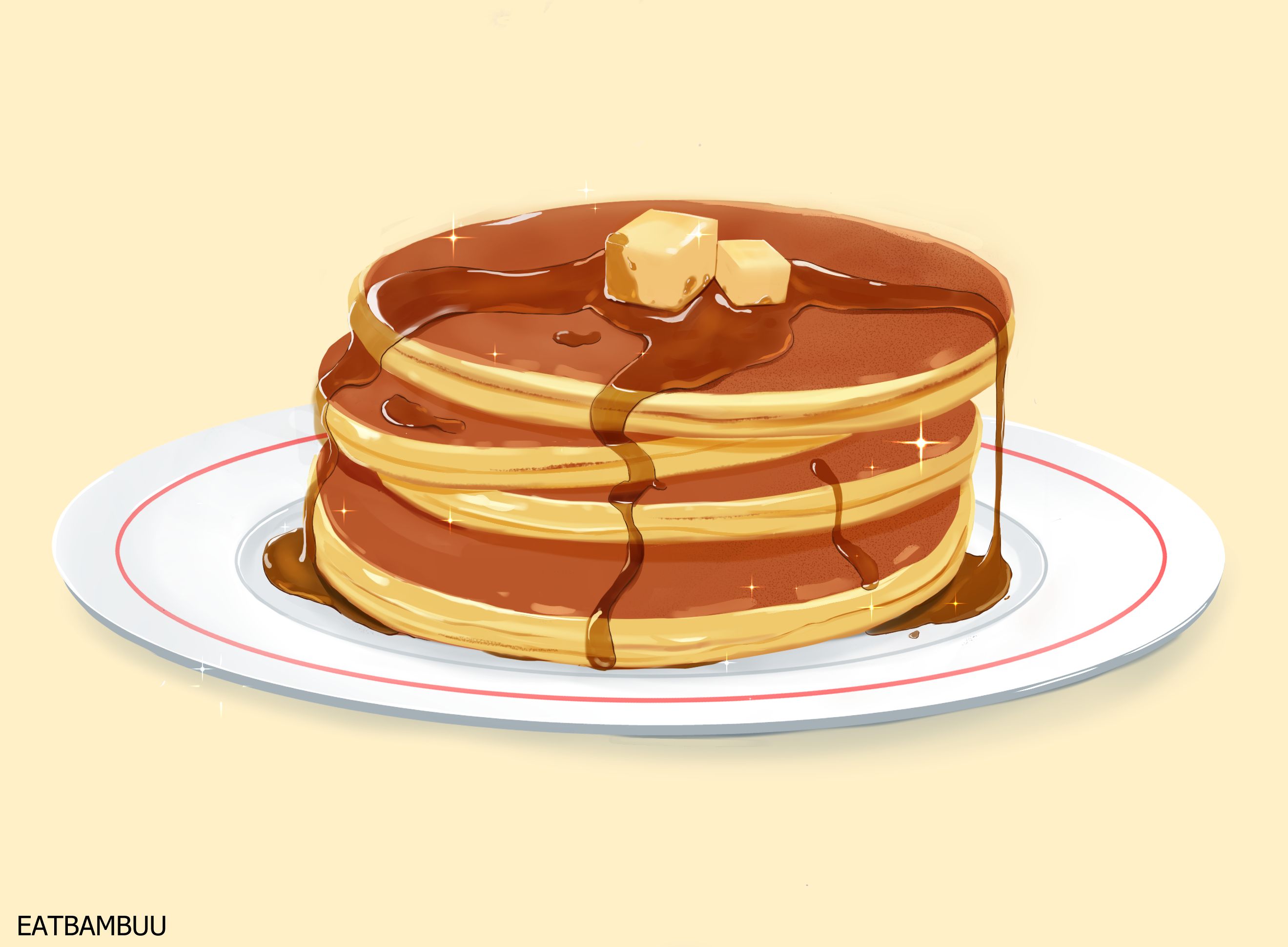 Download mobile wallpaper Anime, Food, Pancake for free.