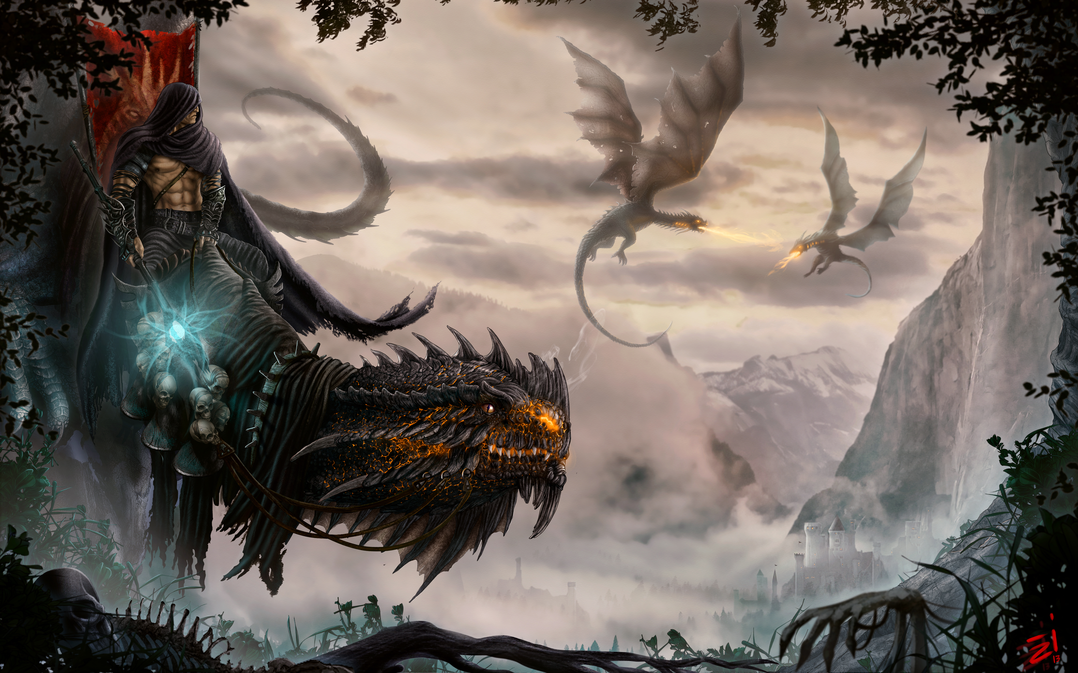 Download mobile wallpaper Fantasy, Dragon for free.