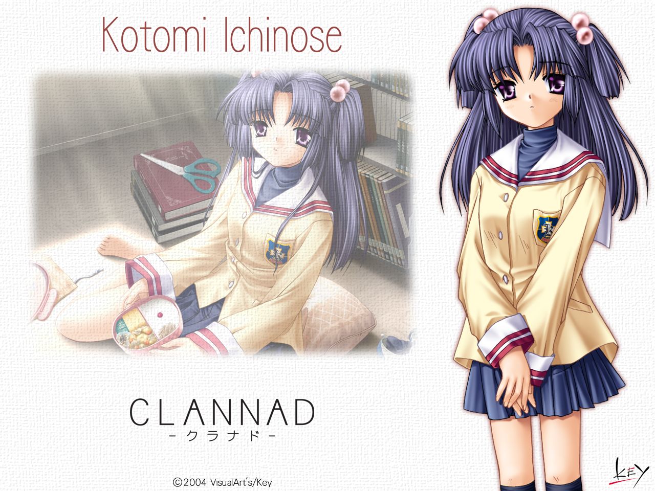 Téléchargez gratuitement l'image Animé, Clannad, Kotomi Ichinose sur le bureau de votre PC