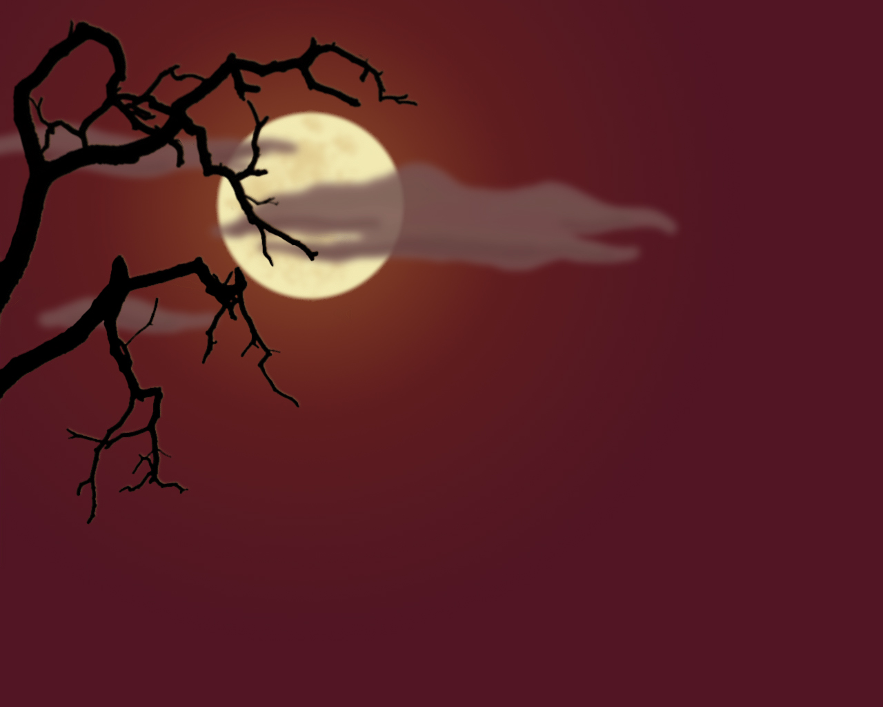 Free download wallpaper Moon, Dark, Creepy on your PC desktop