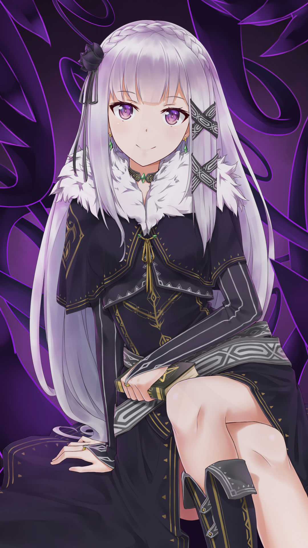 Descarga gratuita de fondo de pantalla para móvil de Animado, Emilia (Re:zero), Re:zero Comenzando La Vida En Otro Mundo.