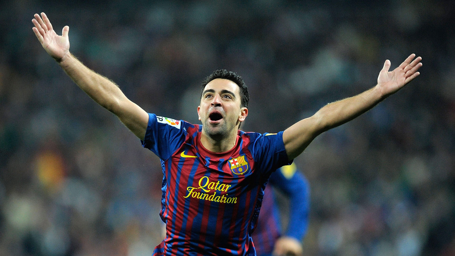 Download mobile wallpaper Sports, Soccer, Fc Barcelona, Xavi for free.