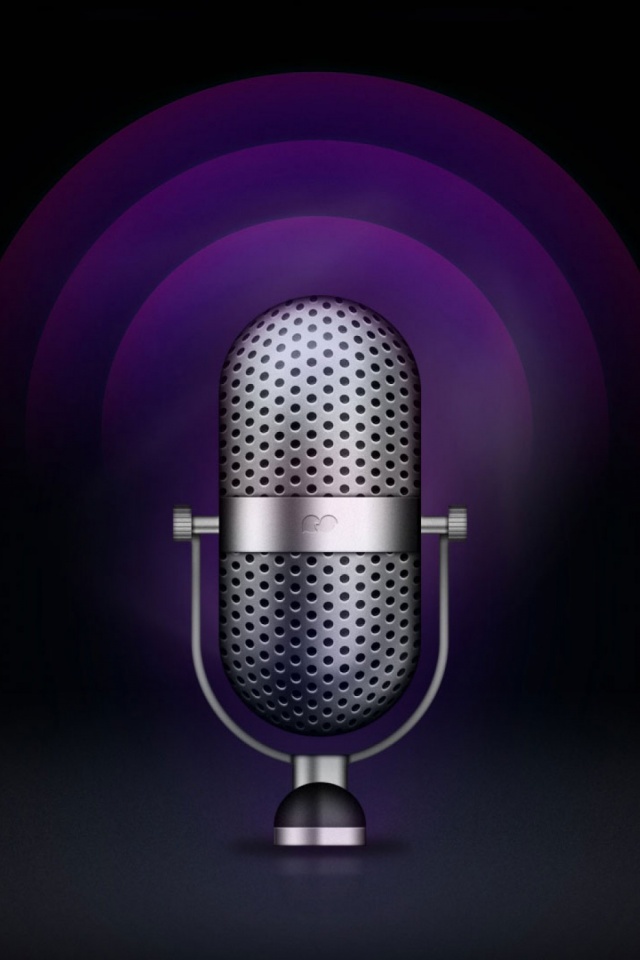 Download mobile wallpaper Music, Microphone for free.