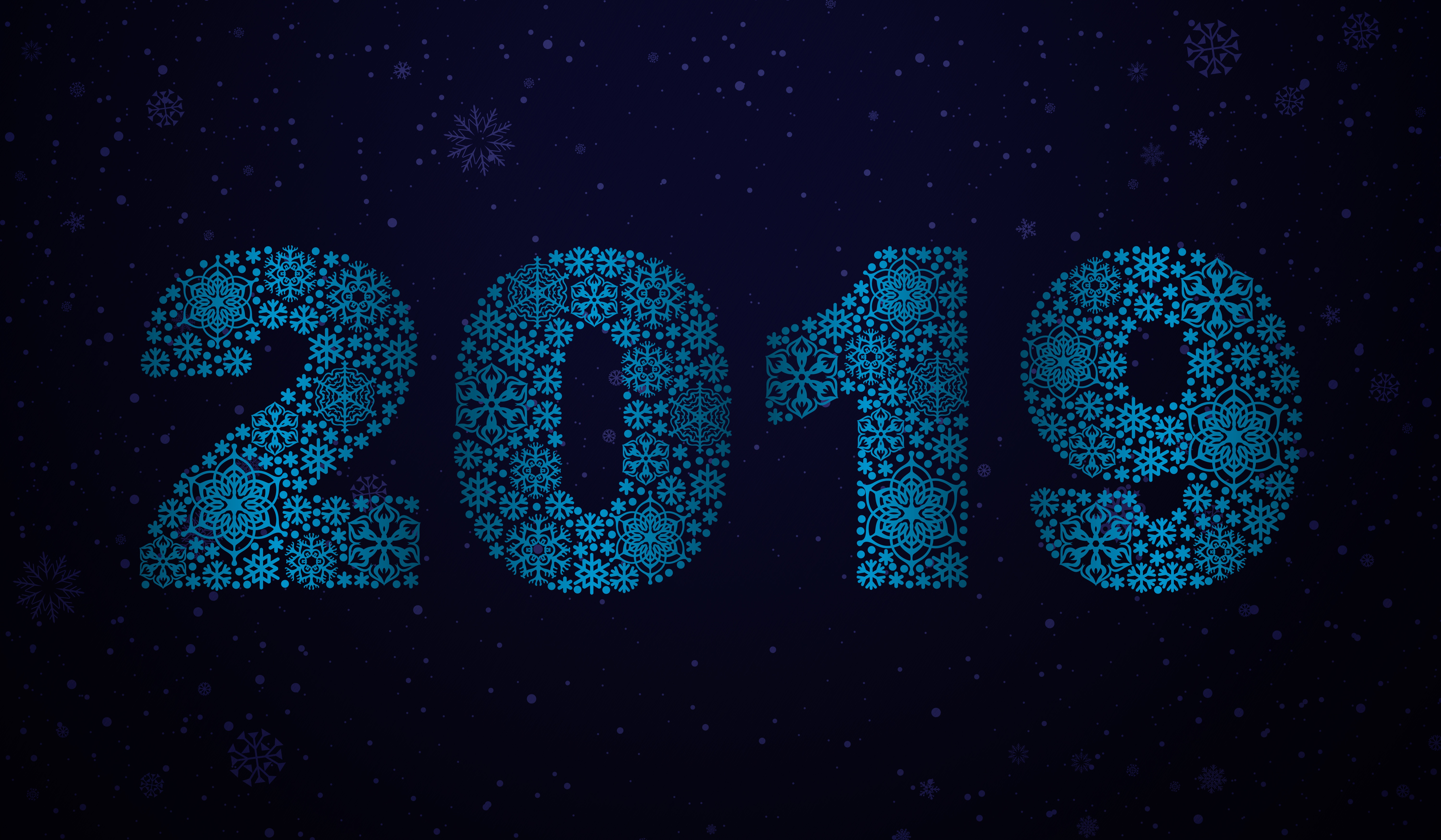 Laden Sie das Feiertage, Schnee, Neujahr 2019-Bild kostenlos auf Ihren PC-Desktop herunter