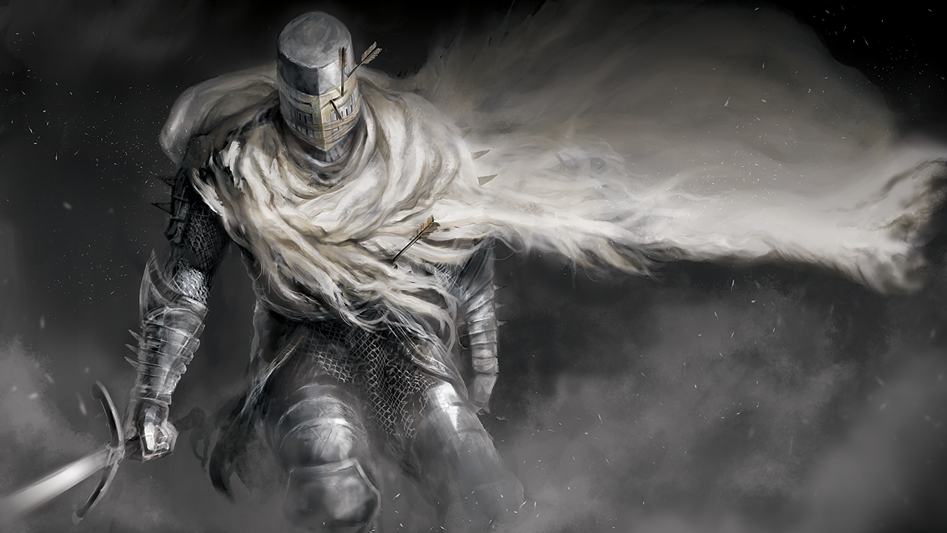 Handy-Wallpaper Dark Souls, Computerspiele kostenlos herunterladen.