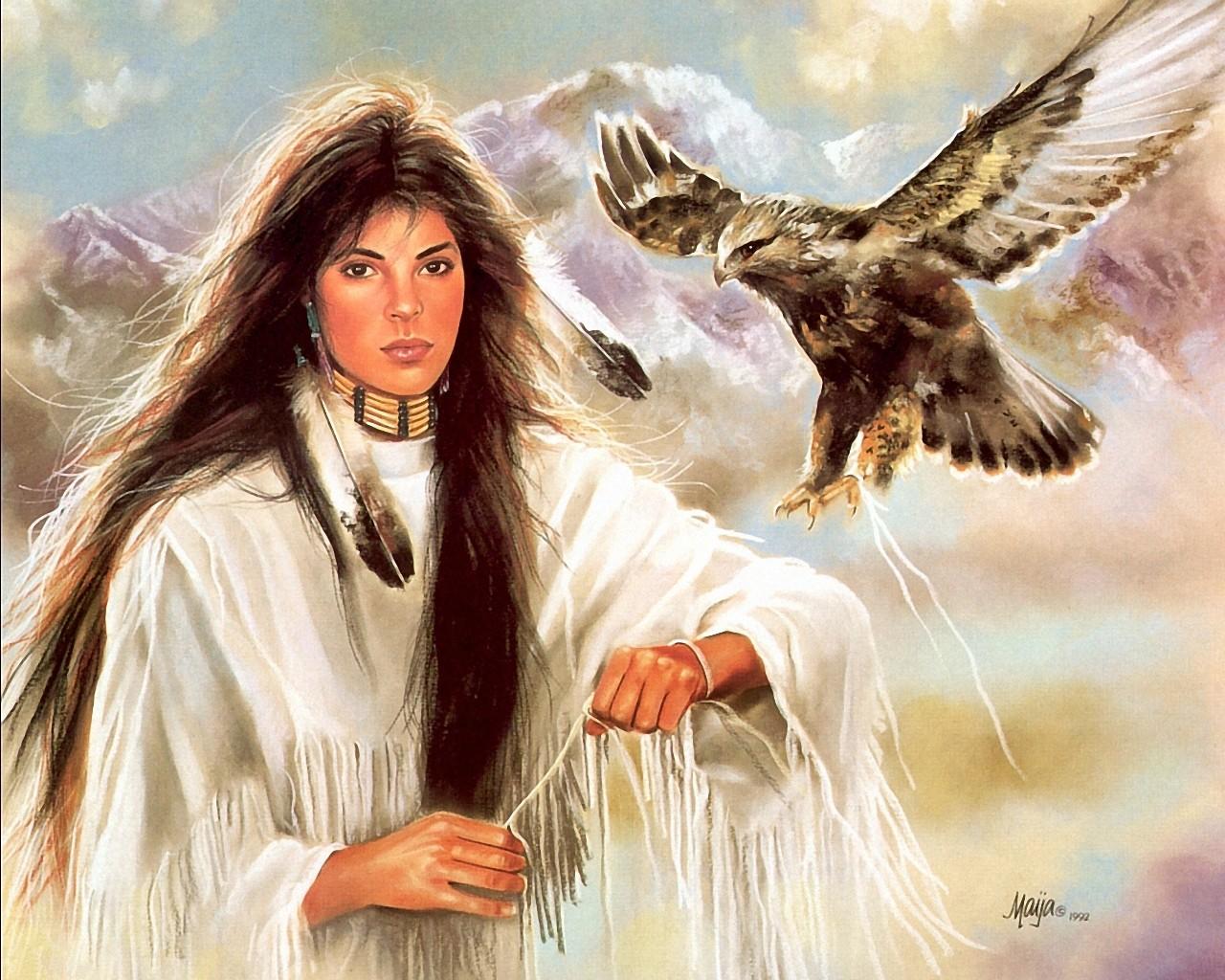 Download mobile wallpaper Artistic, Native American for free.