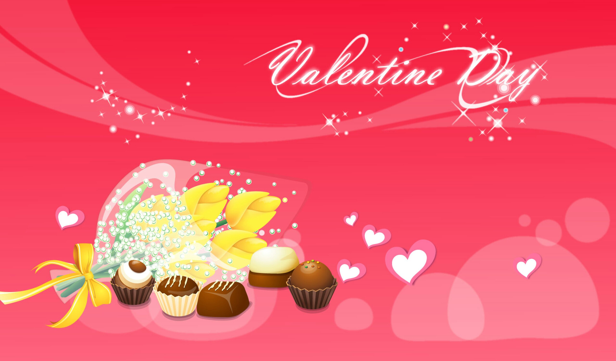 無料モバイル壁紙チューリップ, チョコレート, 愛する, バレンタイン・デー, 心臓, ホリデーをダウンロードします。