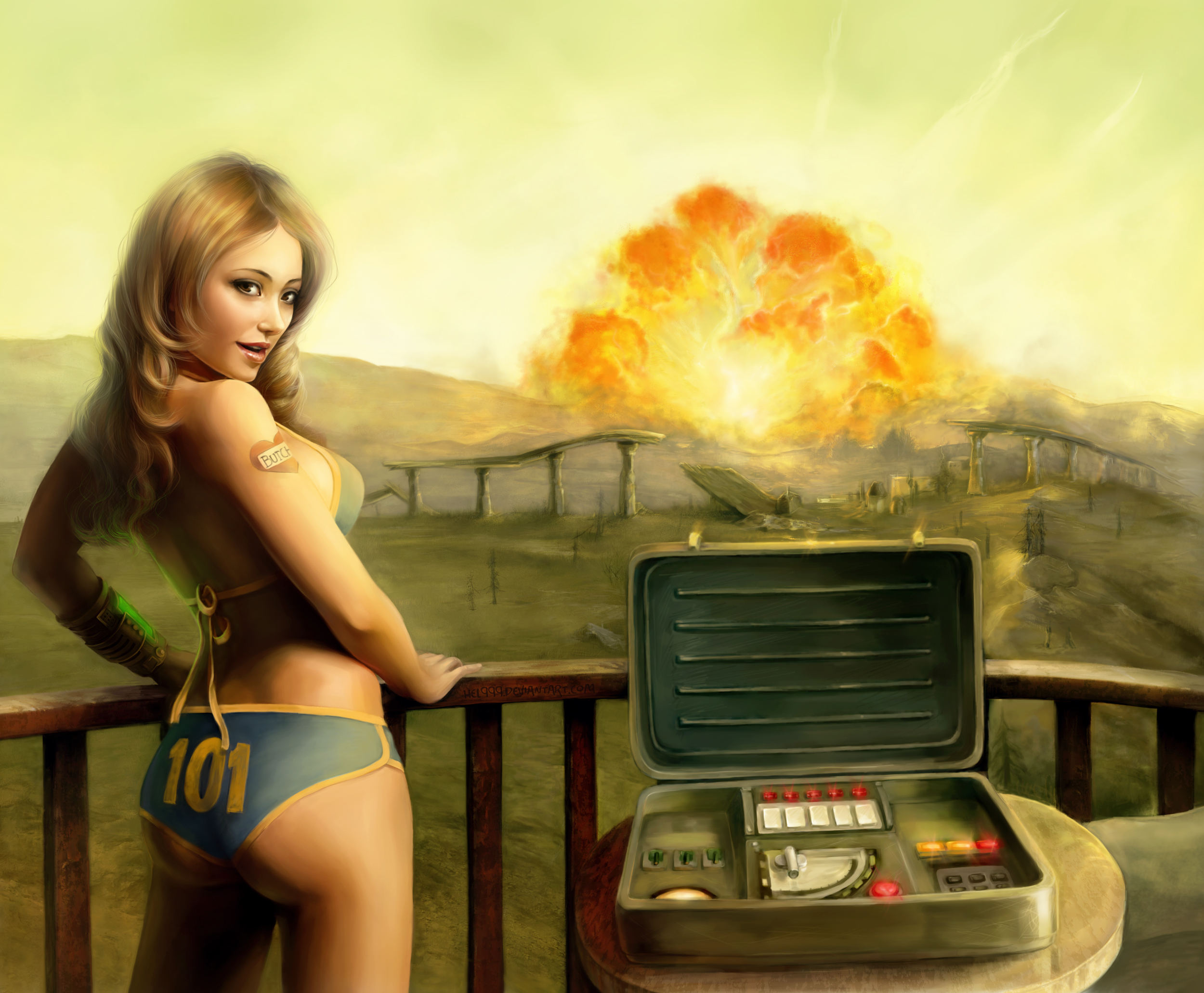 Laden Sie Einsamer Wanderer (Fallout 3) HD-Desktop-Hintergründe herunter