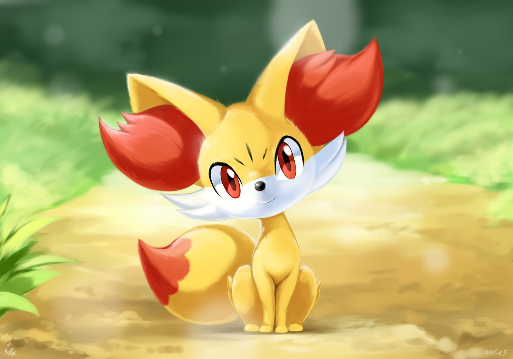 Baixe gratuitamente a imagem Anime, Pokémon, Fennekin (Pokémon) na área de trabalho do seu PC