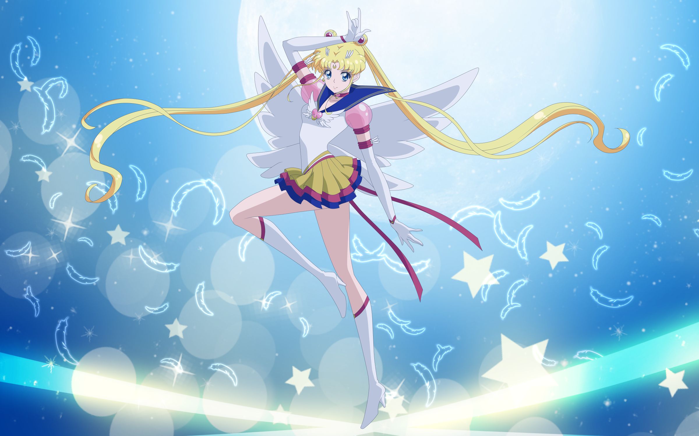 492239 baixar papel de parede anime, sailor moon crystal, cabelo loiro, olhos azuis, salto alto, sailor moon, estrelas, usagi tsukino, asas - protetores de tela e imagens gratuitamente