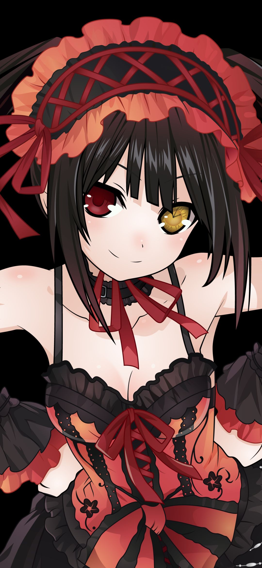 Handy-Wallpaper Animes, Datum A Live, Kurumi Tokisaki kostenlos herunterladen.