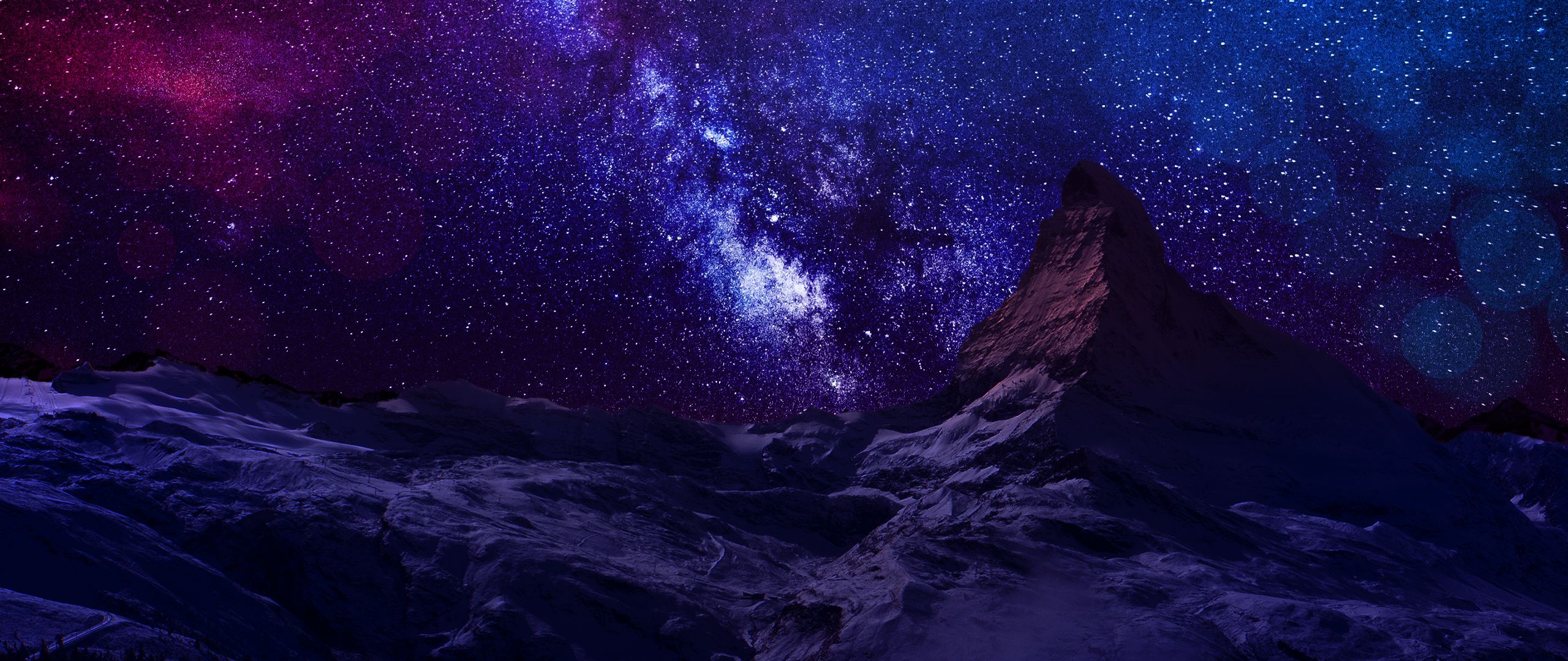 Скачать обои бесплатно Небо, Звезды, Ночь, Гора, Земля/природа картинка на рабочий стол ПК