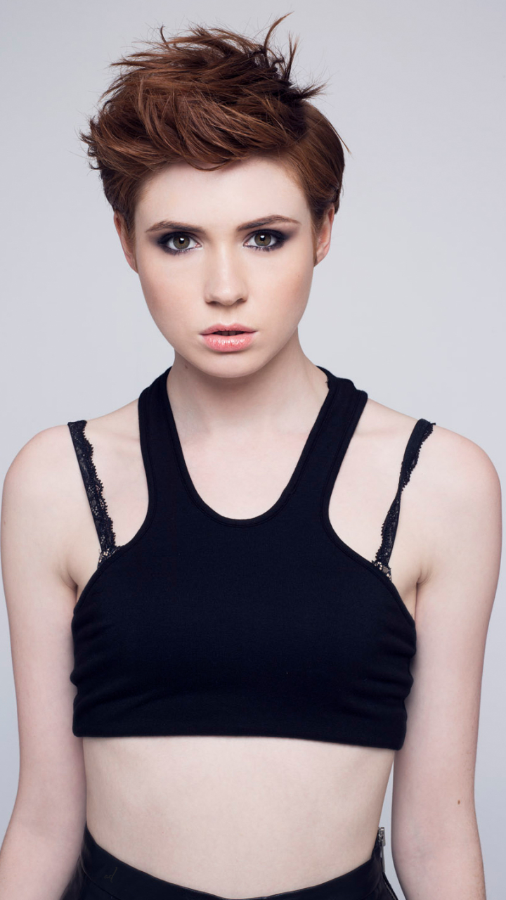 Download mobile wallpaper Redhead, Celebrity, Actress, Karen Gillan for free.