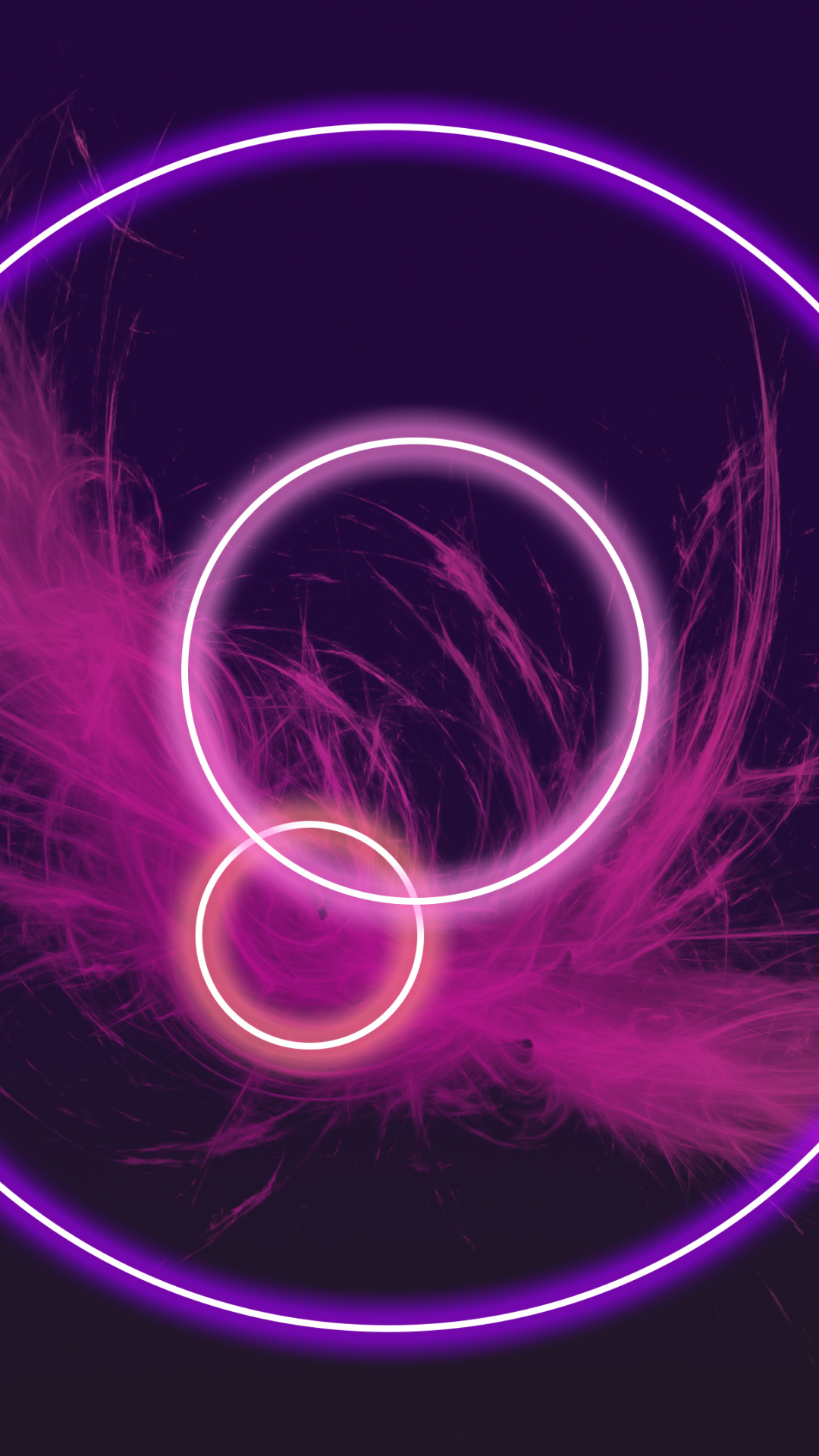 Скачать картинку Круг, Пурпурный, Абстрактные в телефон бесплатно.