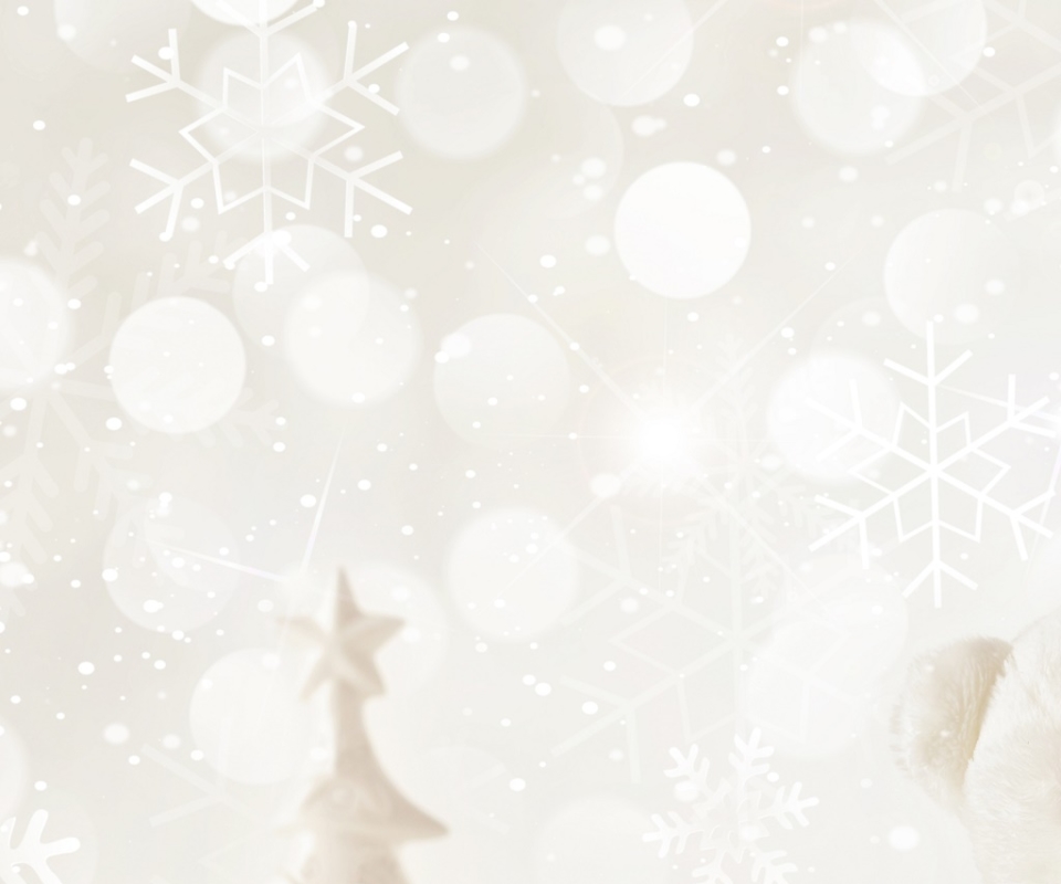 Скачать картинку Рождество, Белый, Плюшевый Мишка, Рождественские Украшения, Праздничные, Чучело, Мягкие Игрушки в телефон бесплатно.