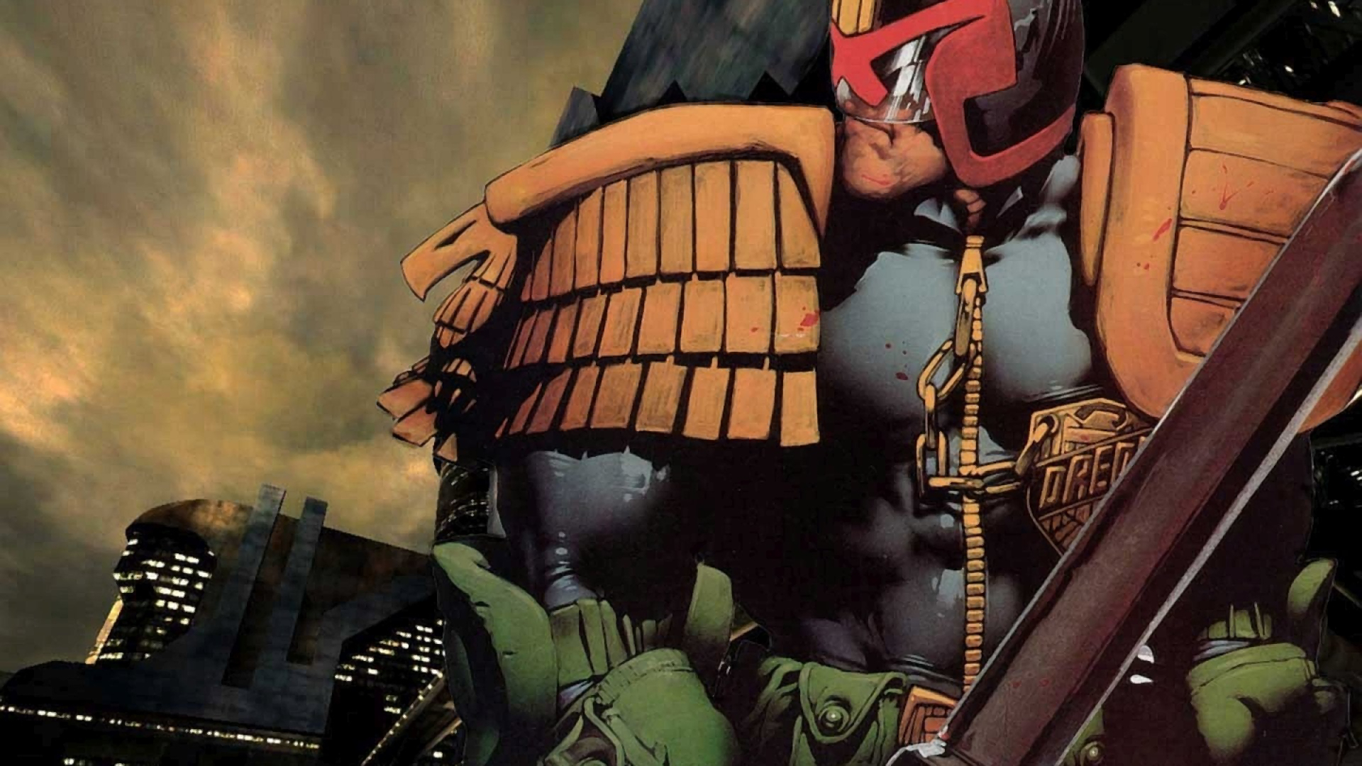 Download mobile wallpaper Comics, Superhero, Judge Dredd for free.