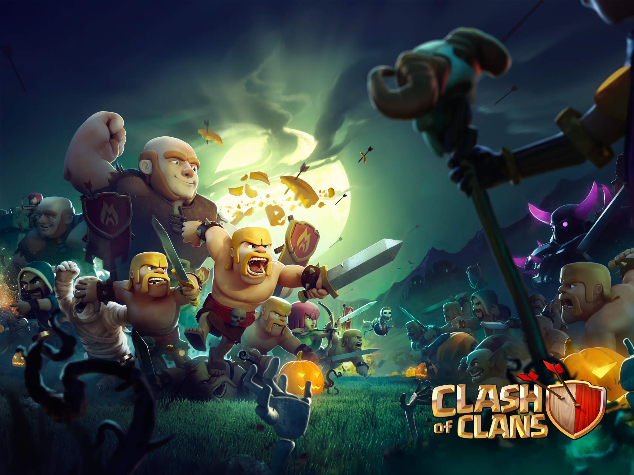 854271 descargar fondo de pantalla videojuego, clash of clans: protectores de pantalla e imágenes gratis