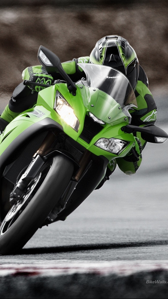 Download mobile wallpaper Motorcycle, Kawasaki, Vehicles for free.