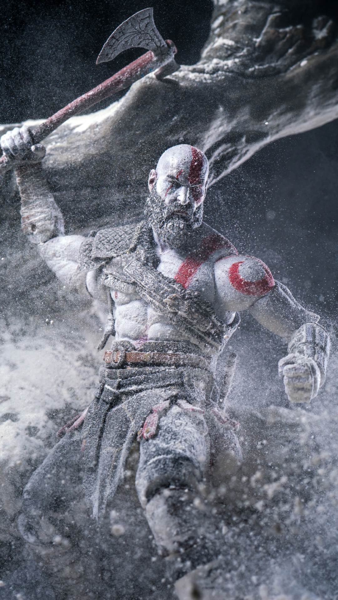 Handy-Wallpaper God Of War, Figur, Computerspiele, Kratos (Gott Des Krieges), Gott Des Krieges (2018) kostenlos herunterladen.