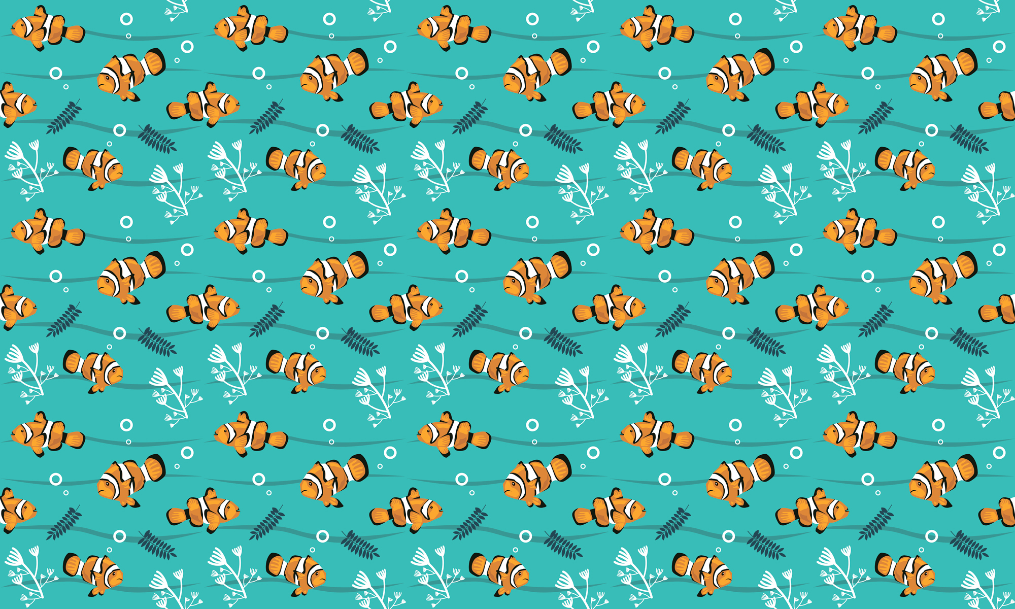 Download mobile wallpaper Pattern, Animal, Artistic, Fish for free.