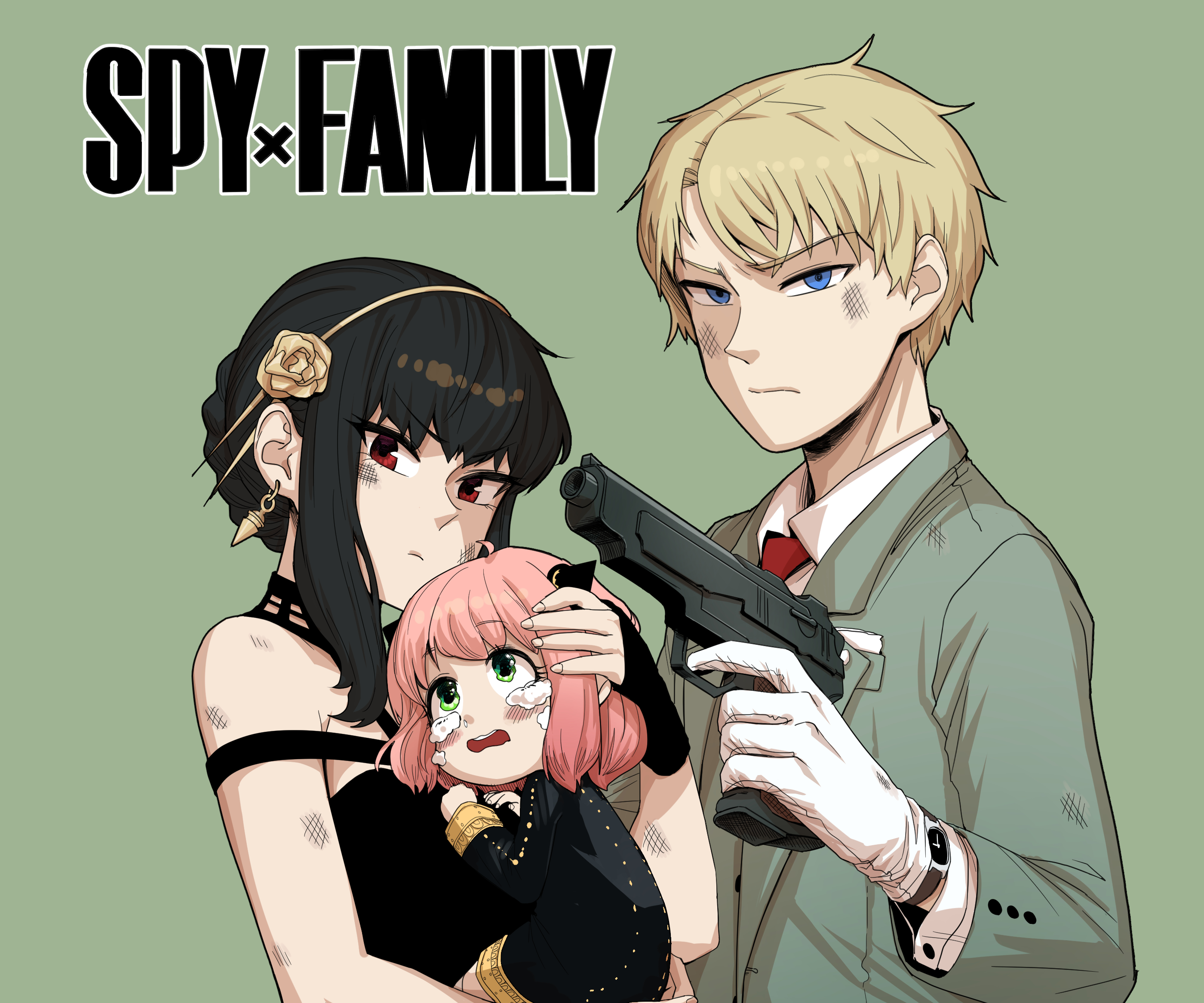 spy x family, anime, anya forger, loid forger, yor briar