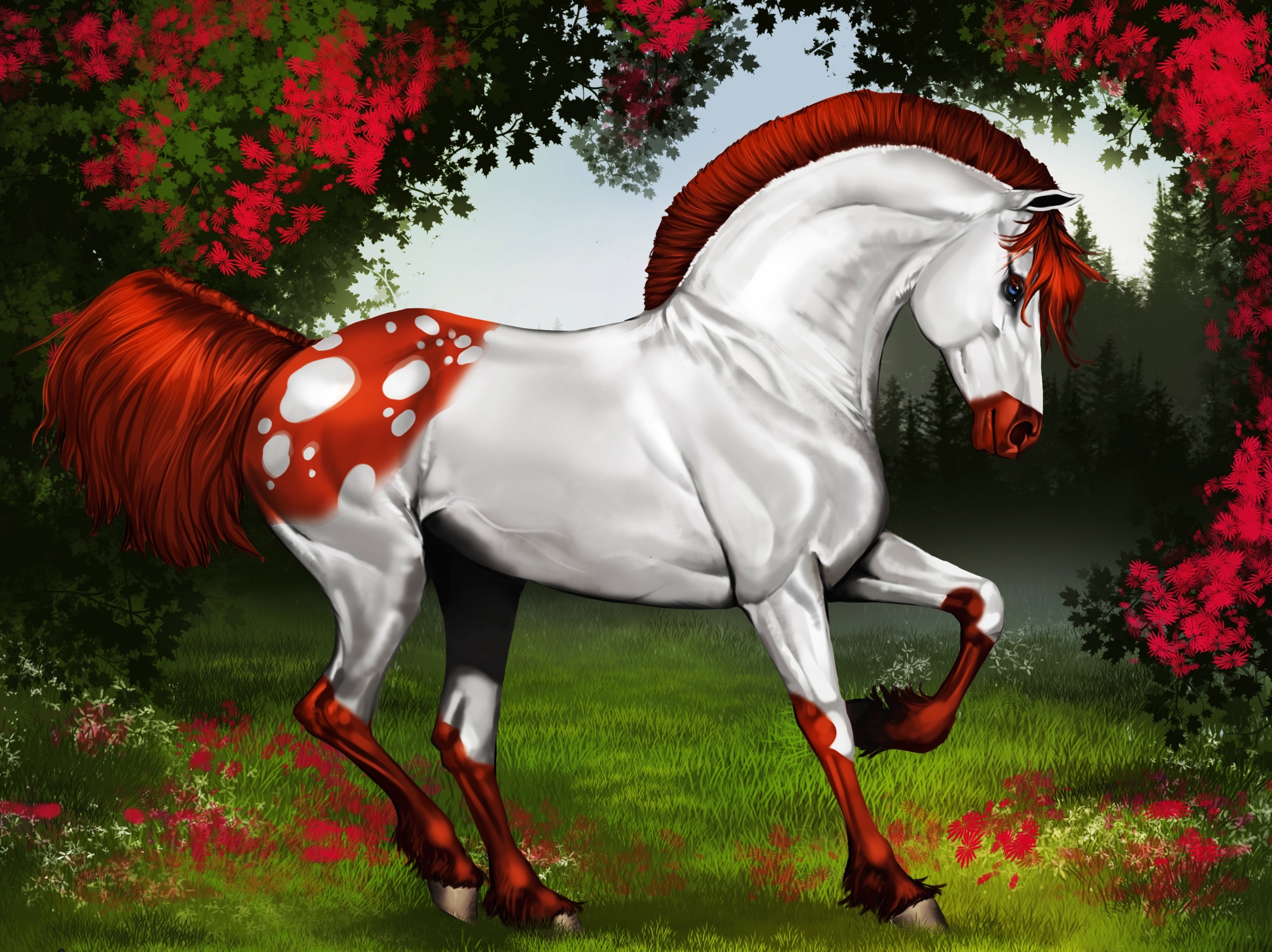 Free download wallpaper Fantasy, Horse, Fantasy Animals on your PC desktop