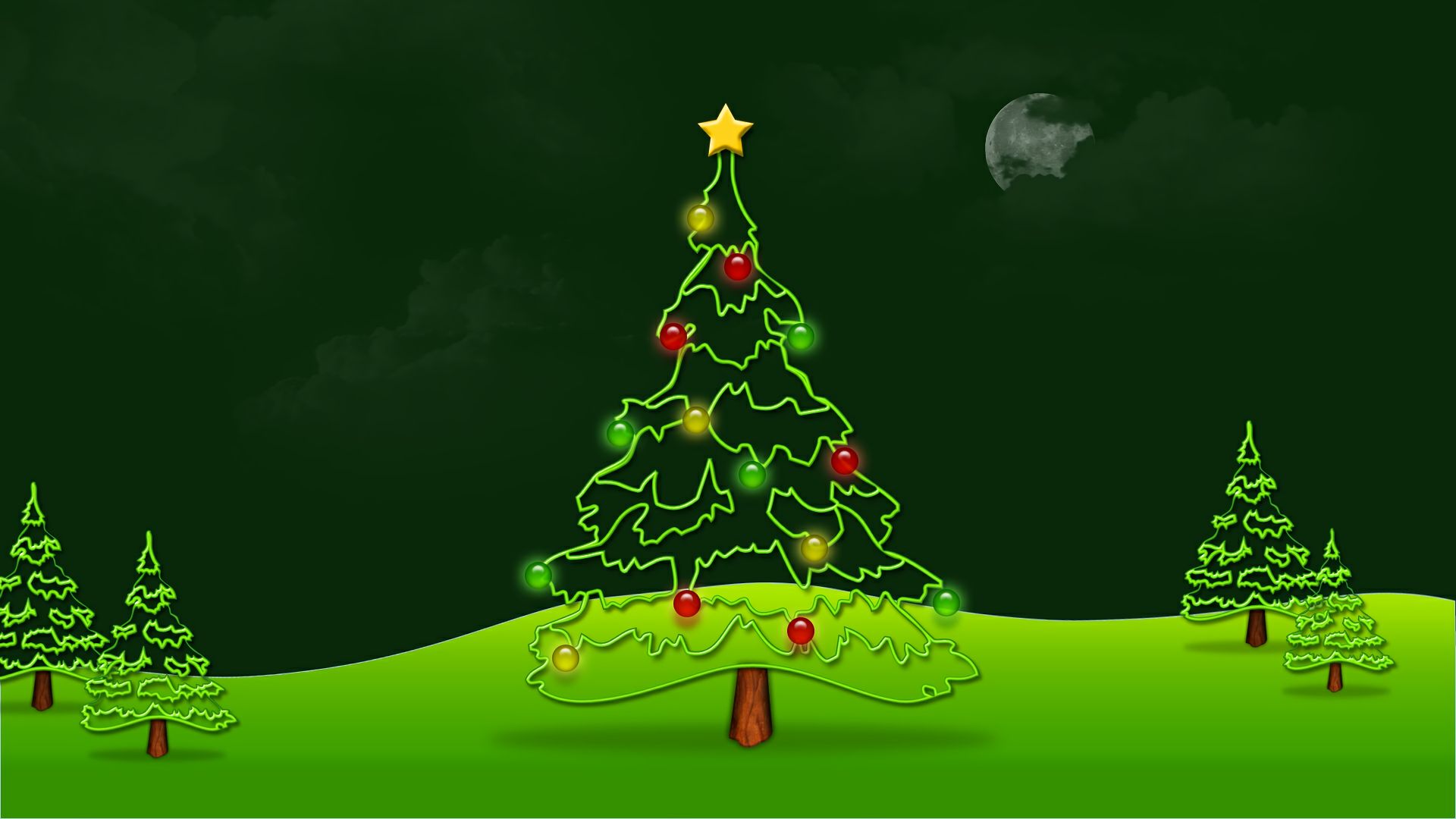 Handy-Wallpaper Feiertage, Weihnachten, Licht, Weihnachtsbaum kostenlos herunterladen.