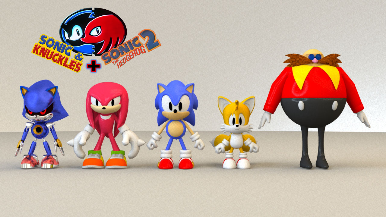 video game, doctor robotnik, knuckles the echidna, metal sonic, miles 'tails' prower, sonic the hedgehog, sonic the hedgehog 3 & knuckles