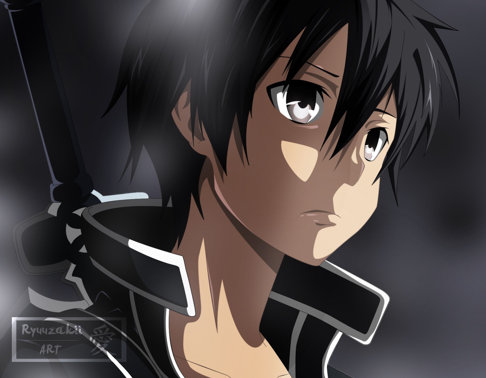 Laden Sie das Animes, Sword Art Online, Kirito (Schwertkunst Online), Kazuto Kirigaya-Bild kostenlos auf Ihren PC-Desktop herunter