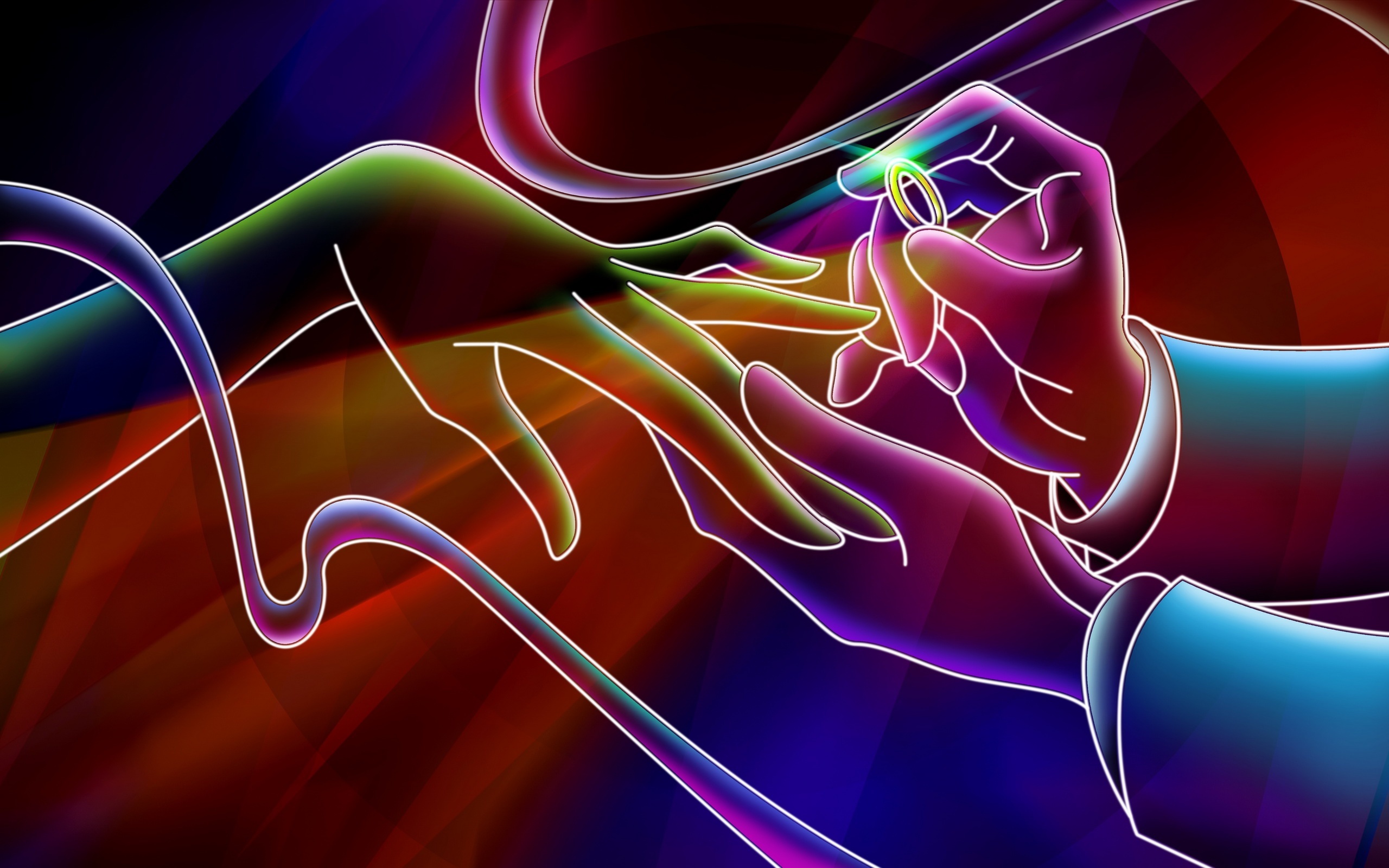 Free download wallpaper Neon, Artistic on your PC desktop