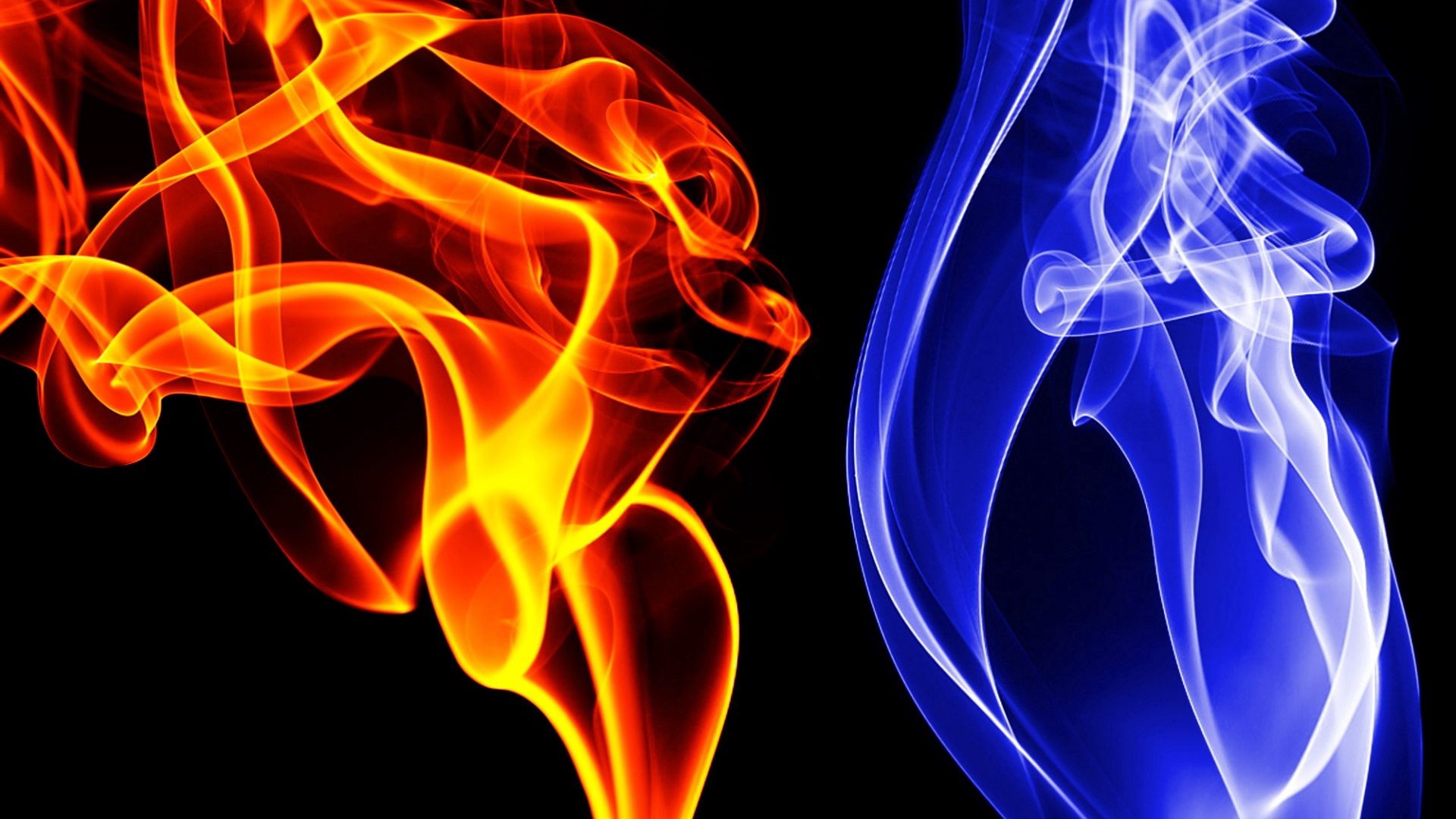 Download mobile wallpaper Shadow, Shine, Light, Paint, Abstract, Smoke, Fire for free.