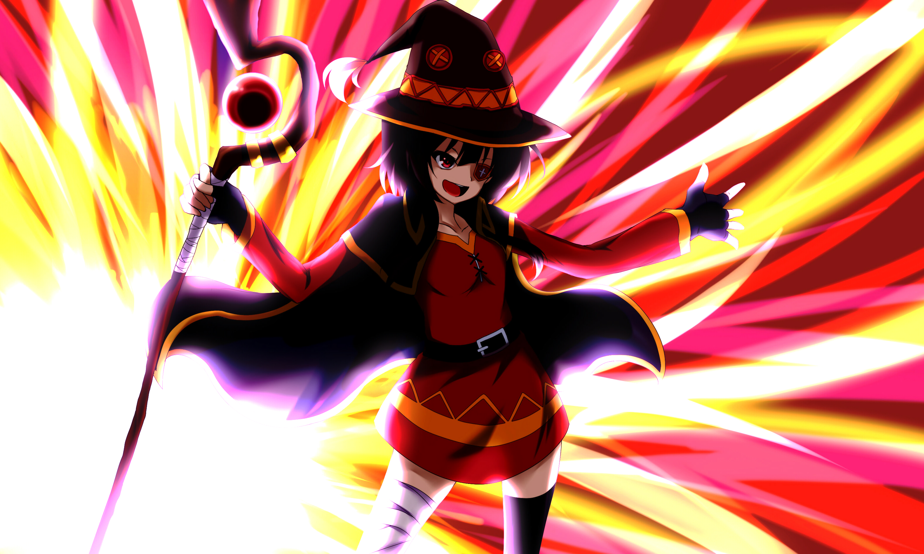 Baixe gratuitamente a imagem Anime, Konosuba: As Bençãos De Deus Neste Mundo Maravilhoso, Megumin (Konosuba) na área de trabalho do seu PC