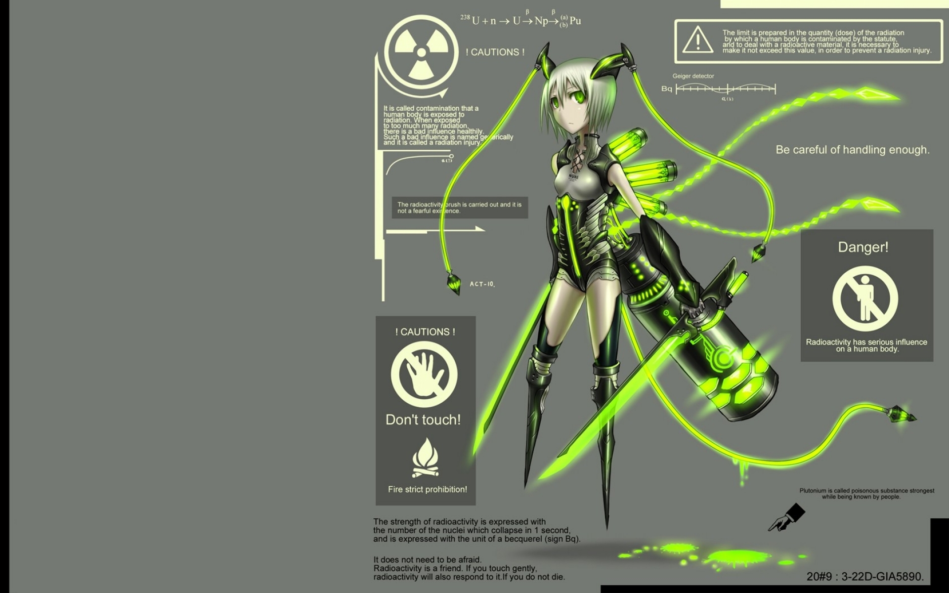 Free download wallpaper Anime, Moefication, Gia, Pixiv: Moefication Of Chemicals on your PC desktop