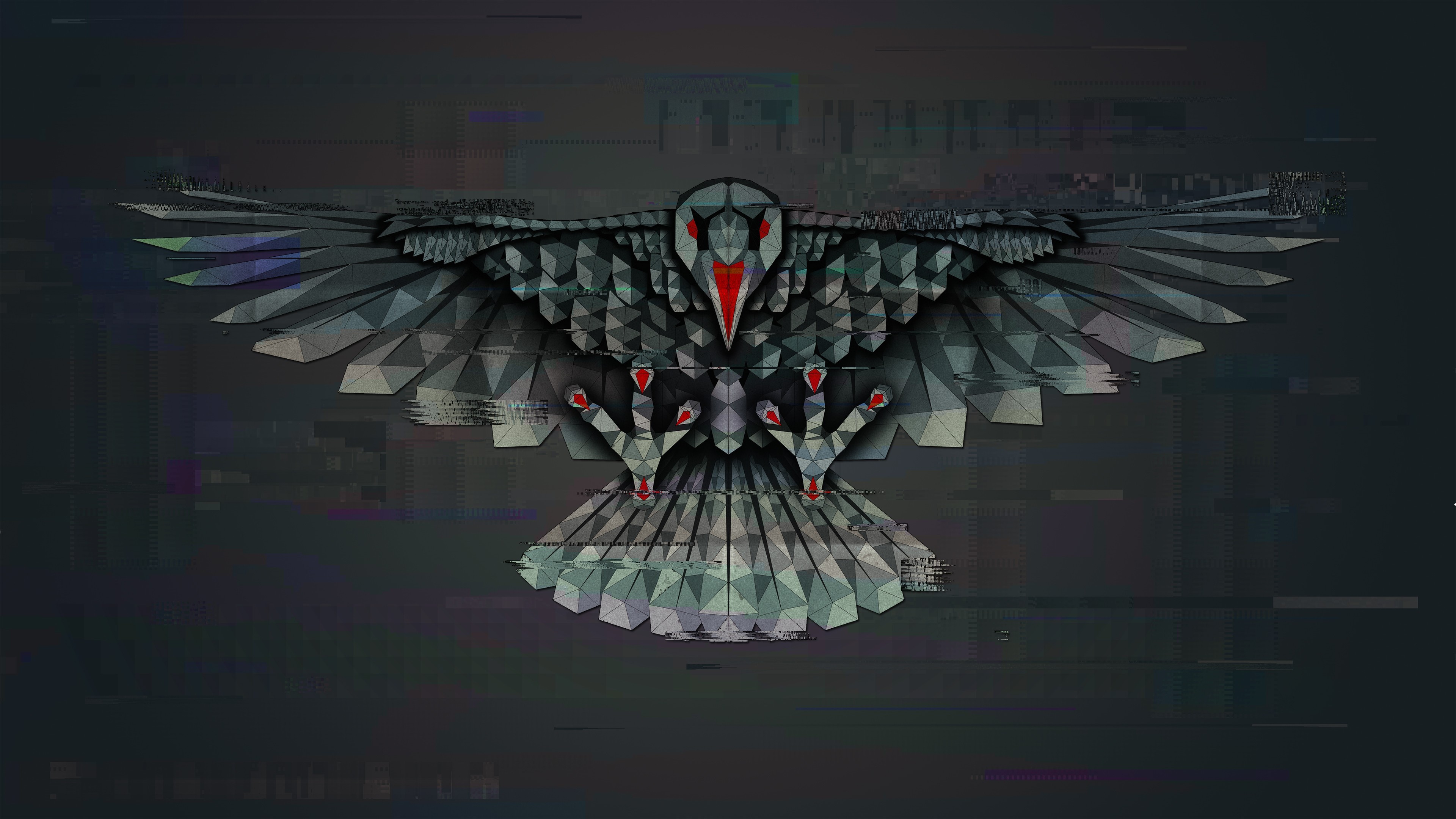 Free download wallpaper Bird, Animal, Artistic, Crow on your PC desktop