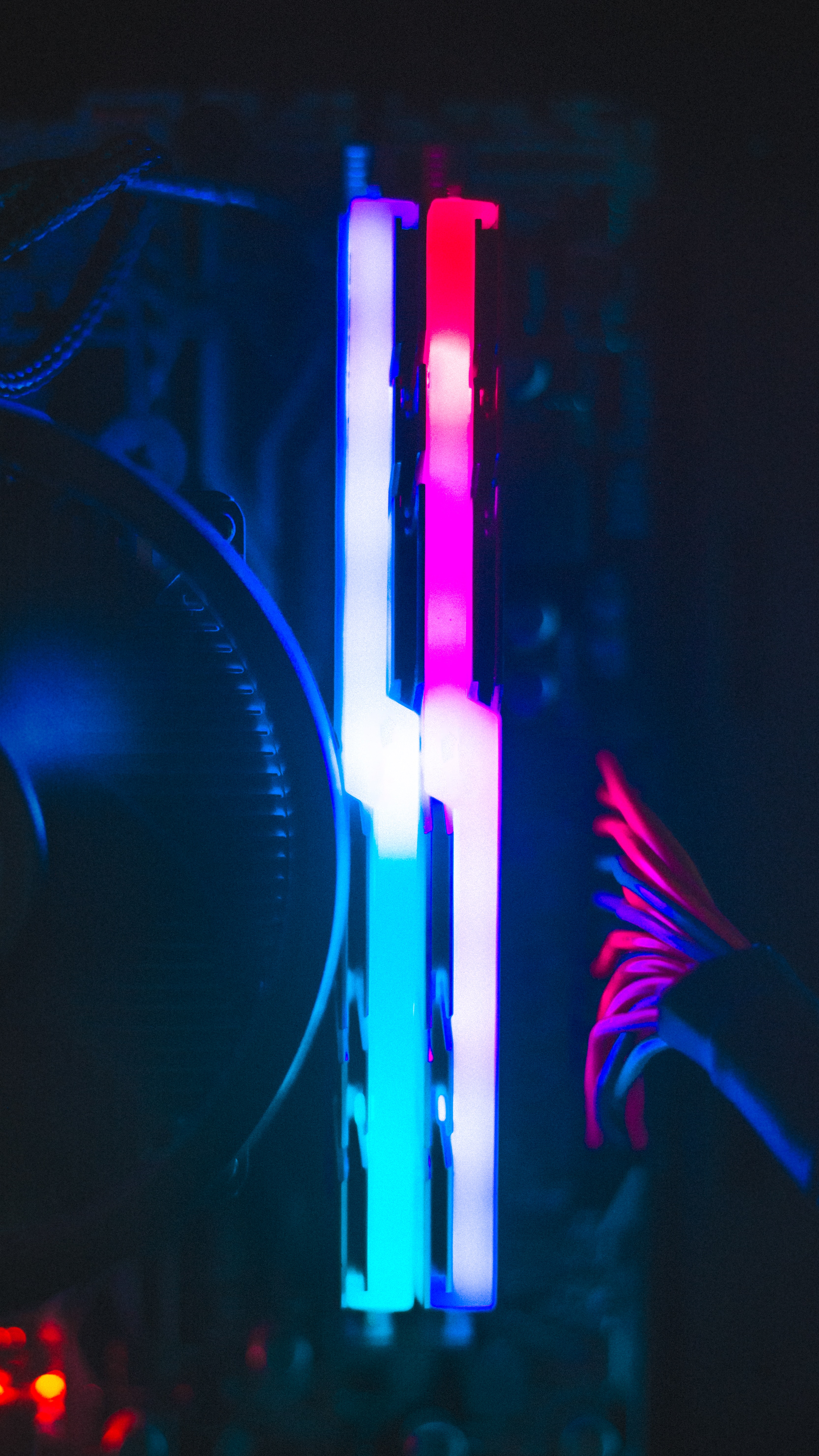 backlight, computer, dark, neon, illumination, darkness, glow 4K for PC
