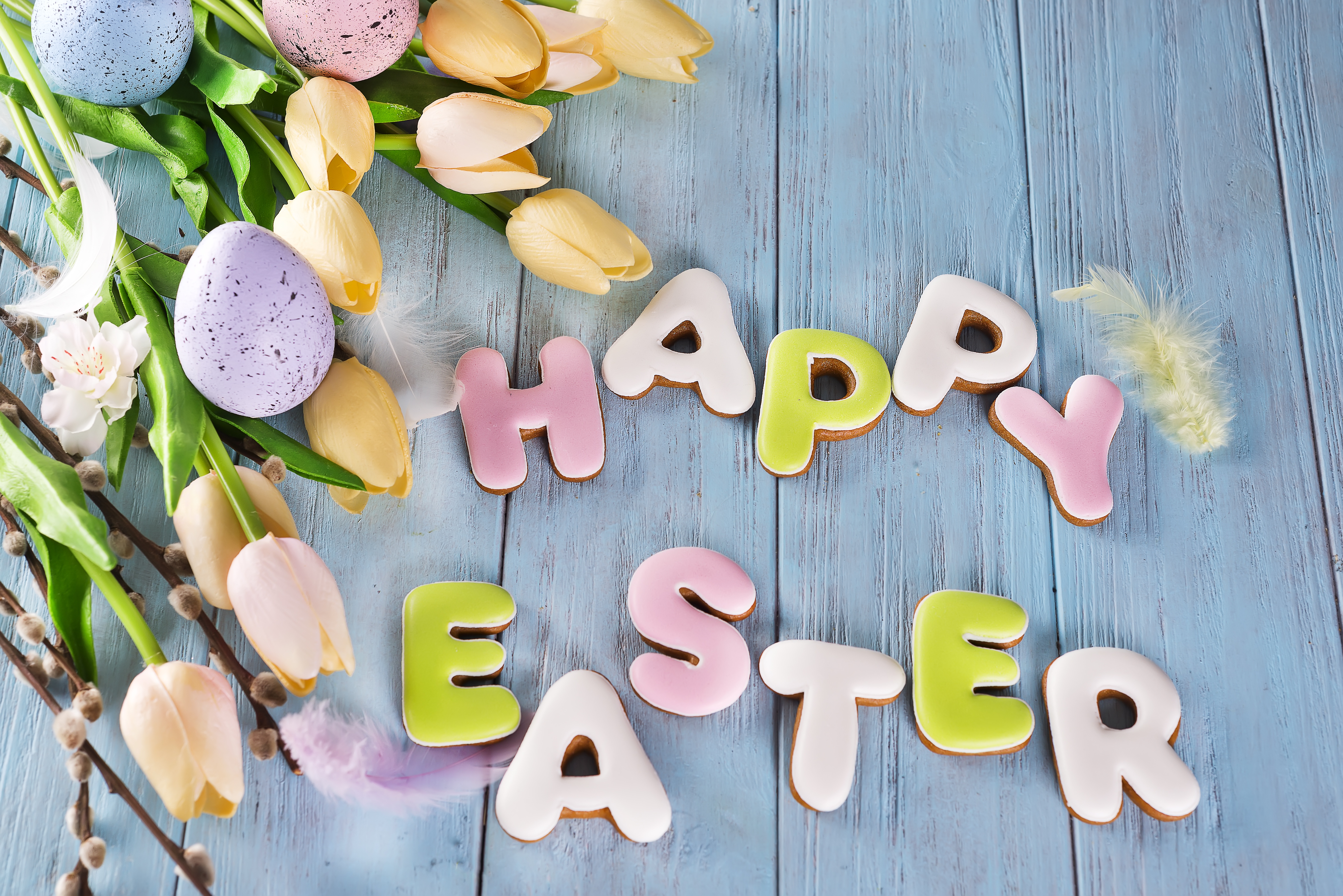 Download mobile wallpaper Easter, Still Life, Holiday, Cookie, Happy Easter for free.