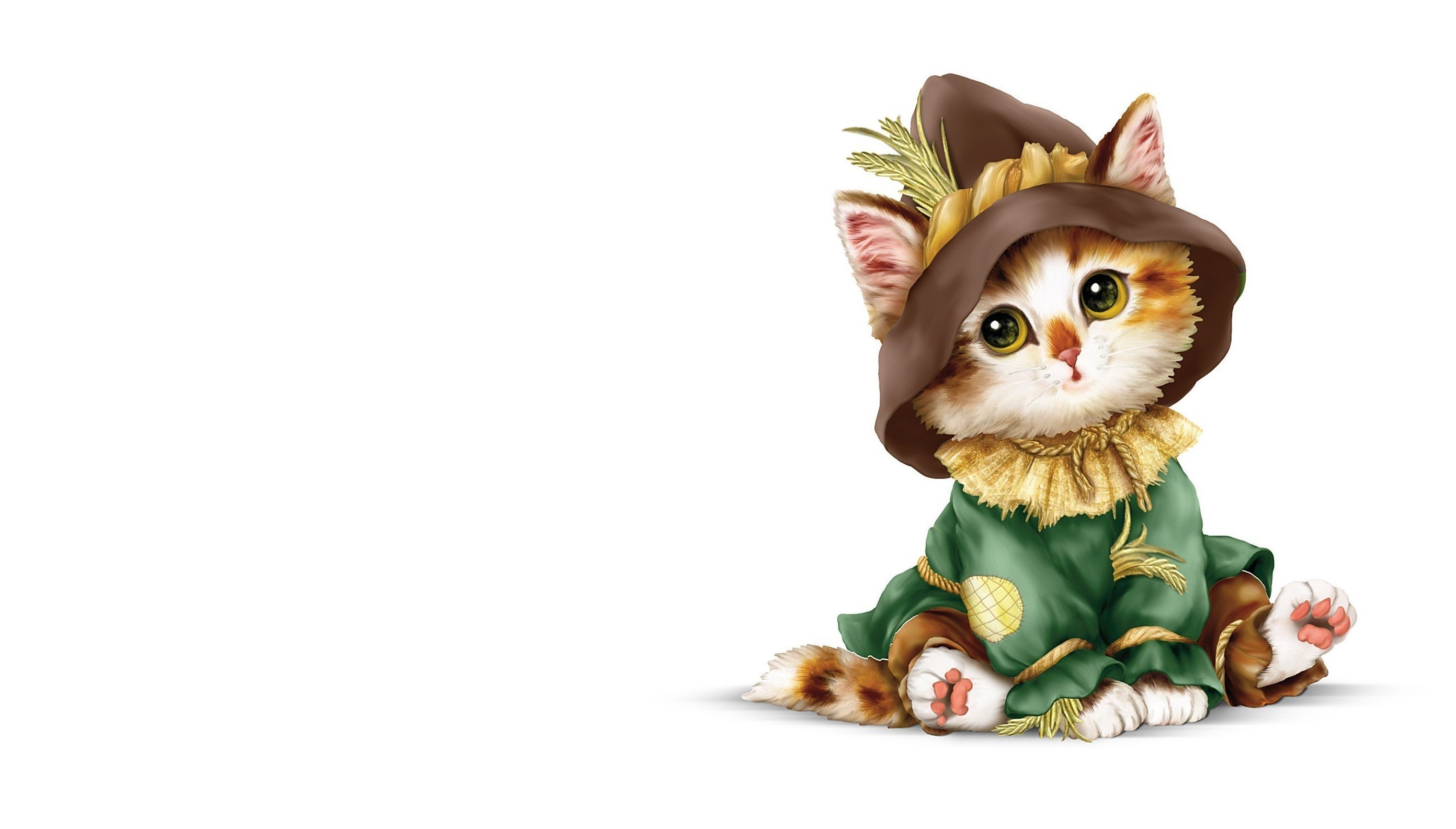PCデスクトップにファンタジー, ネコ, 子猫, 可愛い, ファンタジー動物画像を無料でダウンロード