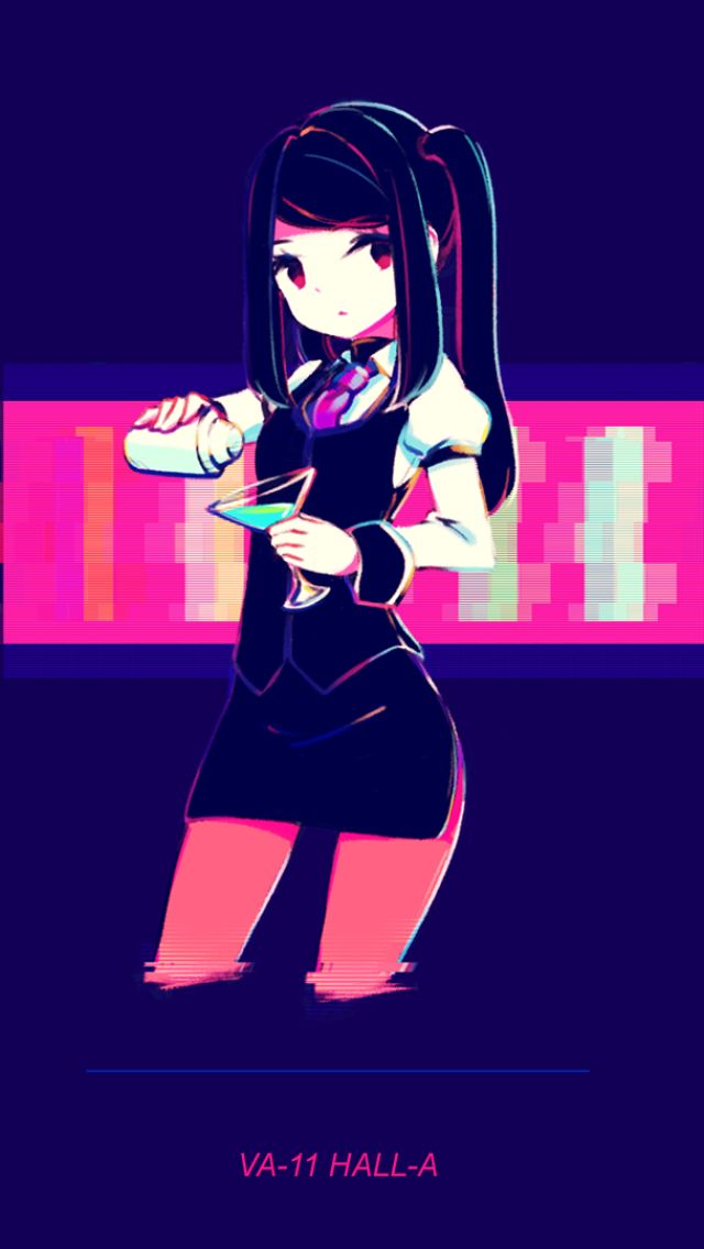 Download mobile wallpaper Video Game, Va 11 Hall A: Cyberpunk Bartender Action for free.