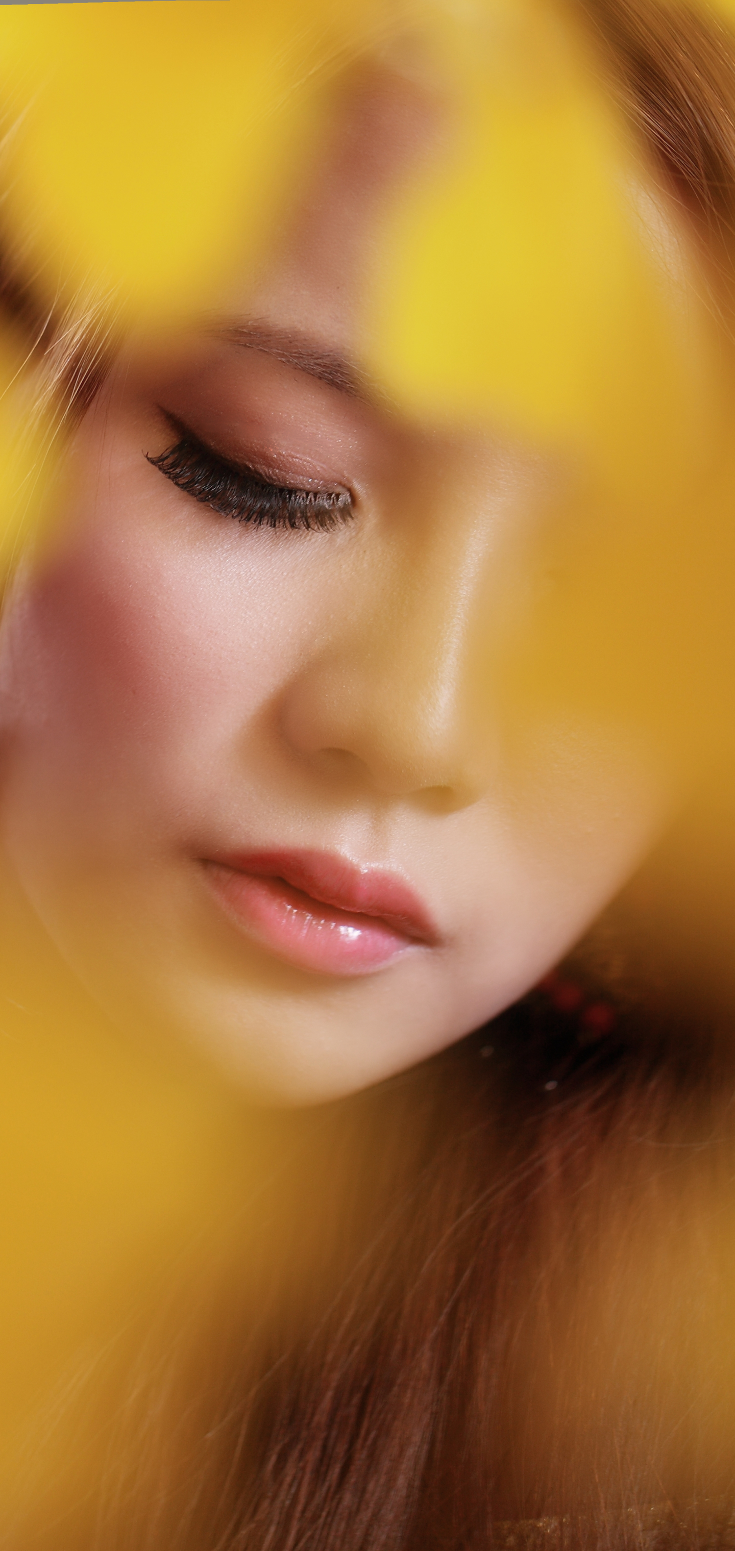 Download mobile wallpaper Close Up, Face, Women, Asian, Taiwanese, Xǔ Ruì Yú for free.