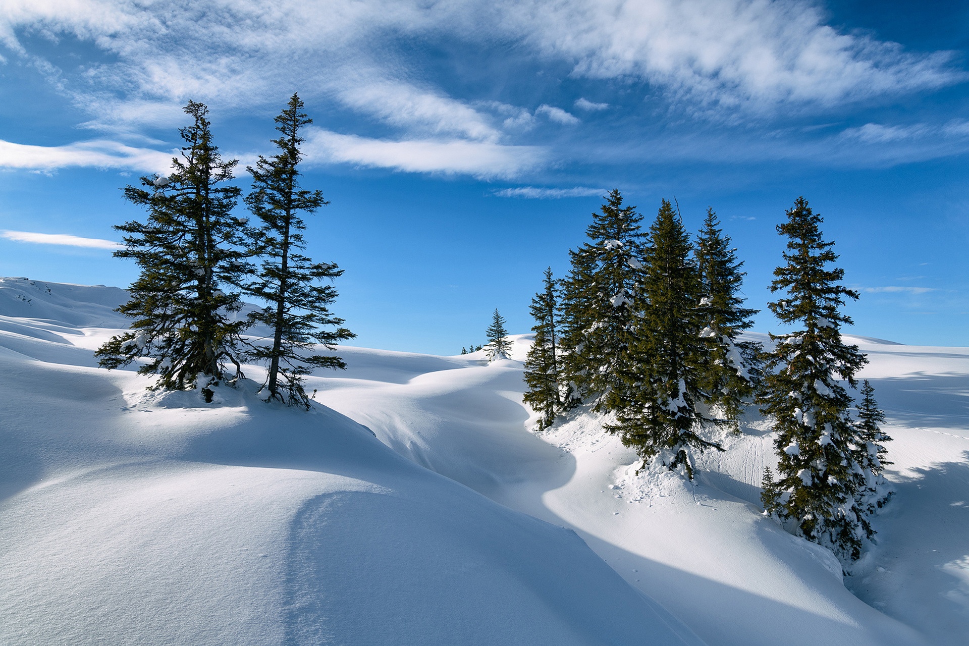 Download mobile wallpaper Winter, Nature, Snow, Earth for free.