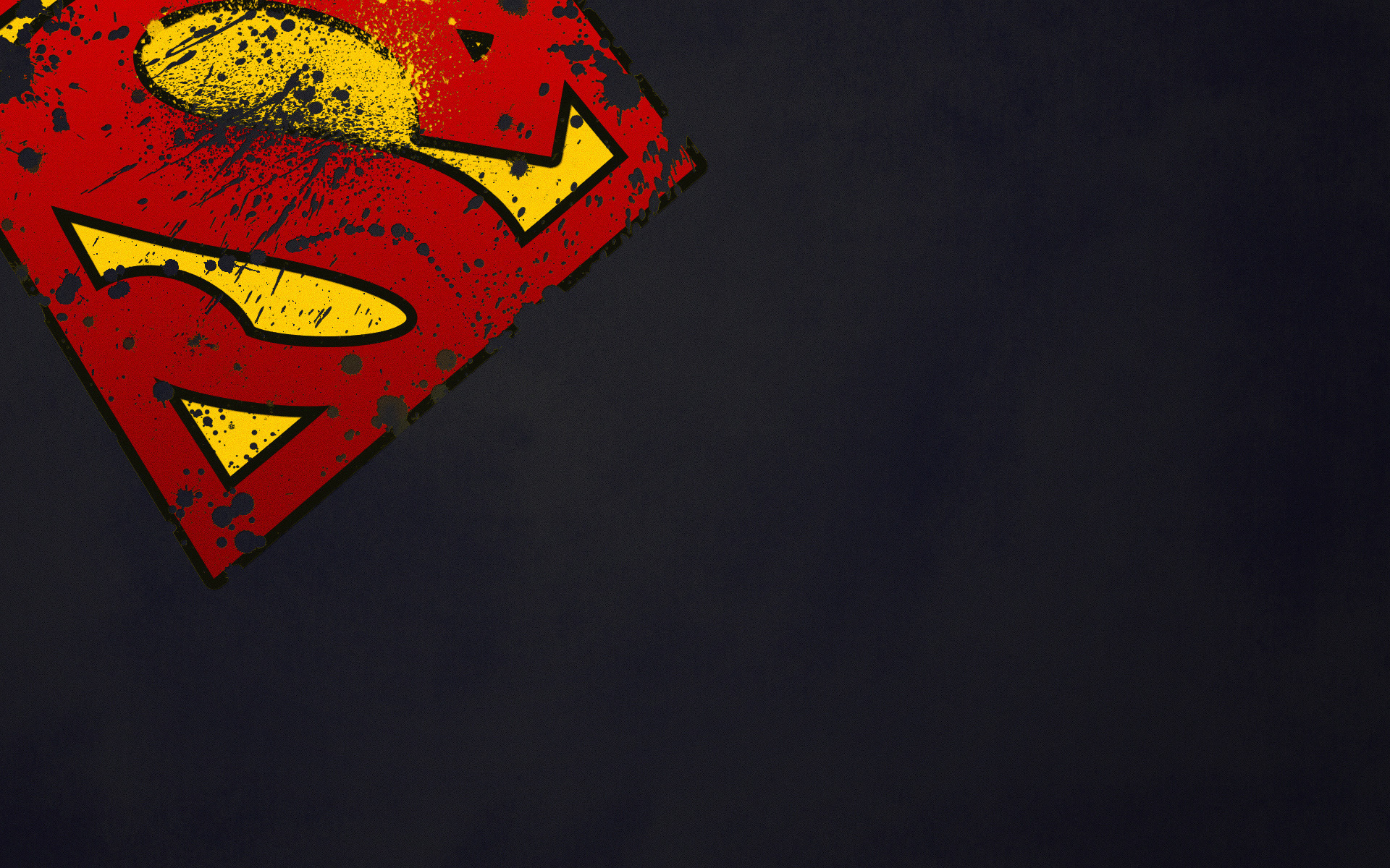 41934 скачать обои супермен (superman), фон, черные - заставки и картинки бесплатно
