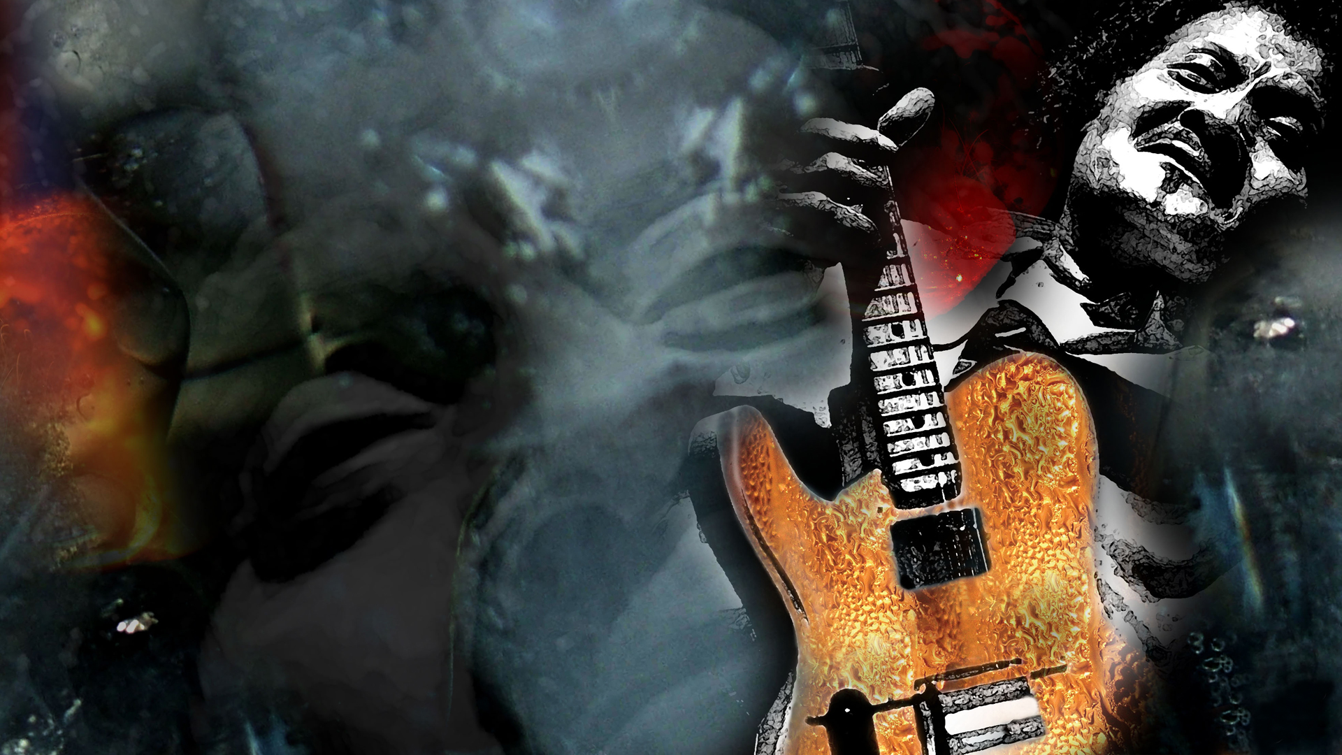 Laden Sie Albert Collins HD-Desktop-Hintergründe herunter