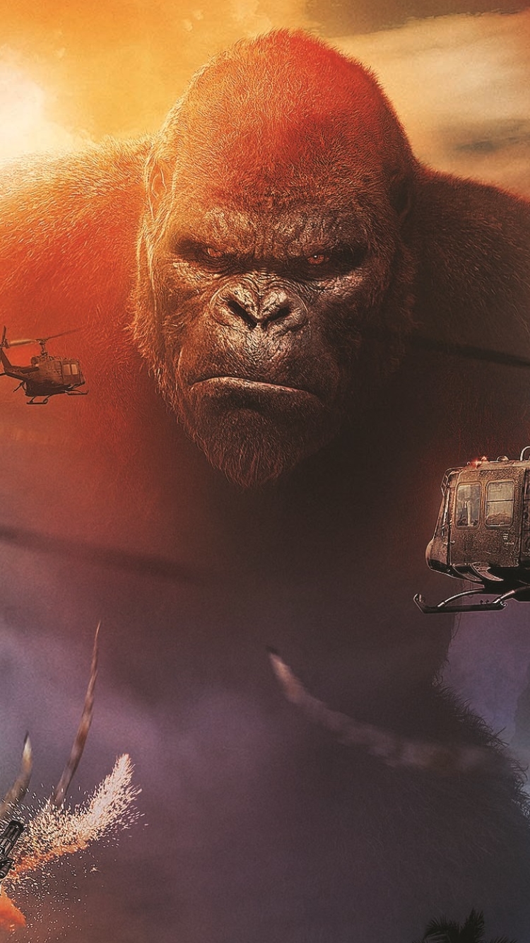Téléchargez des papiers peints mobile King Kong, Film, Kong: Skull Island gratuitement.