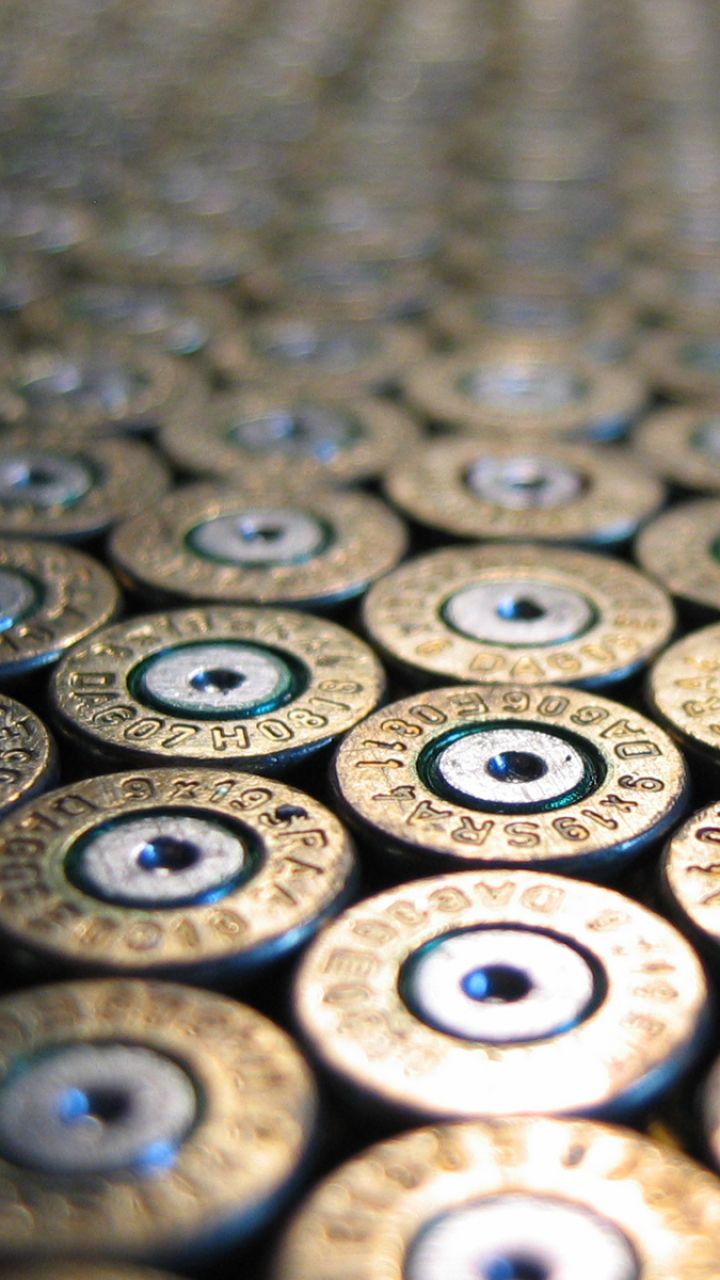 Download mobile wallpaper Macro, Bullet, Weapons, Ammo for free.