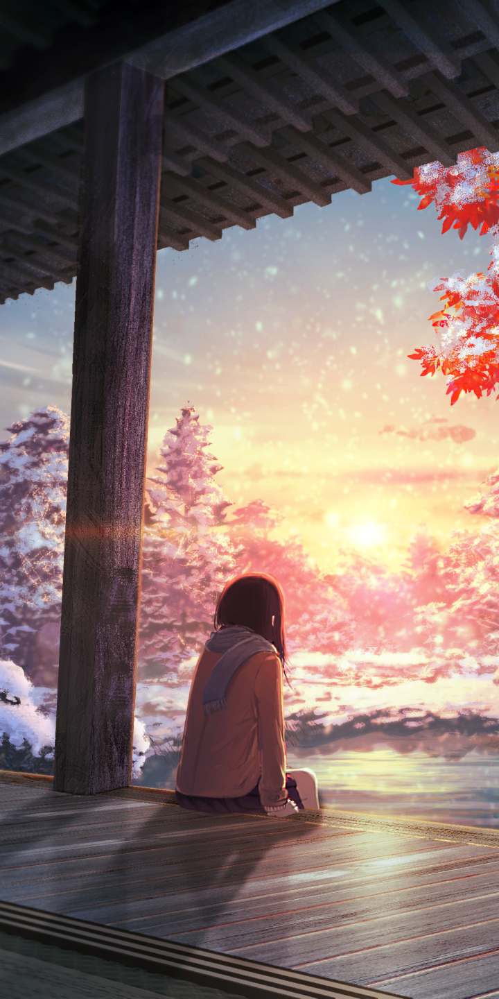 Download mobile wallpaper Anime, Sunrise for free.
