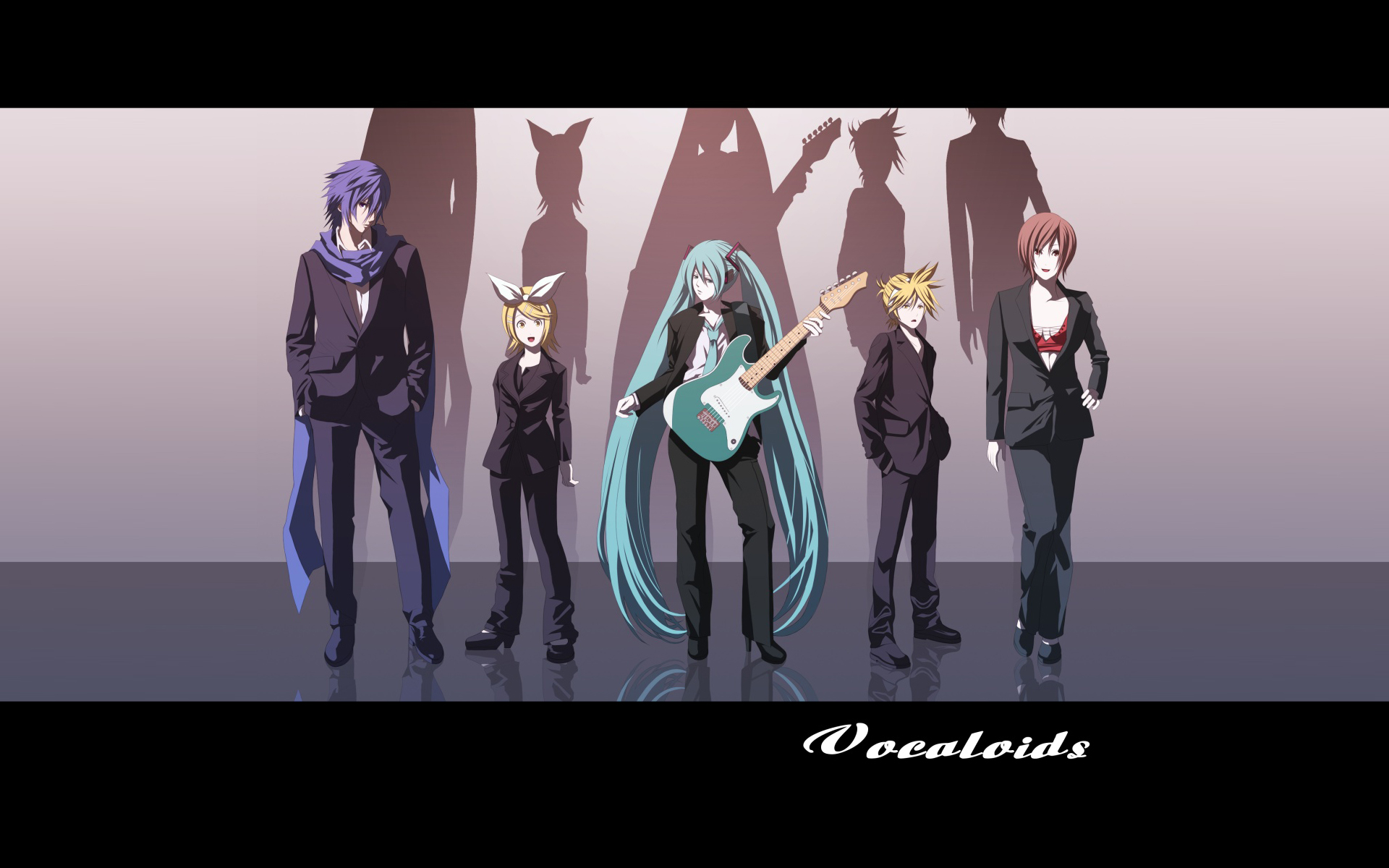 Descarga gratis la imagen Vocaloid, Animado, Hatsune Miku, Rin Kagamine, Kaito (Vocaloid), Len Kagamine, Meiko (Vocaloid) en el escritorio de tu PC