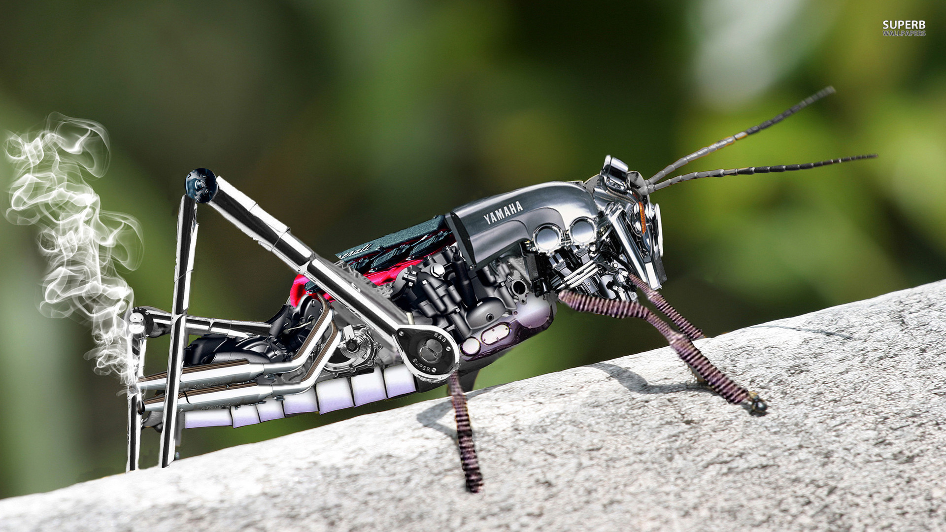 658371 скачать картинку насекомое, робот, научная фантастика, ямаха - обои и заставки бесплатно