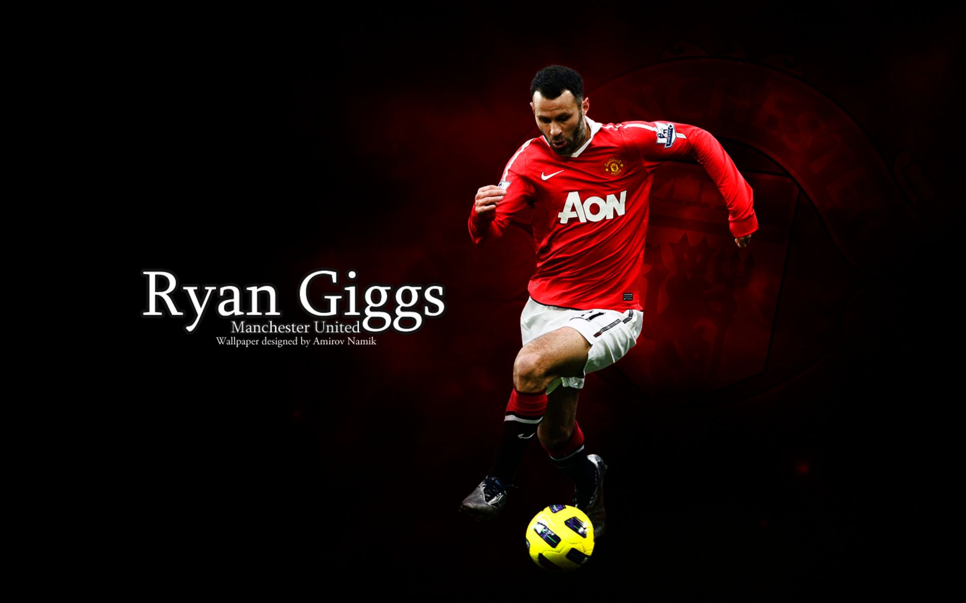 Download mobile wallpaper Sports, Soccer, Manchester United F C, Ryan Giggs for free.