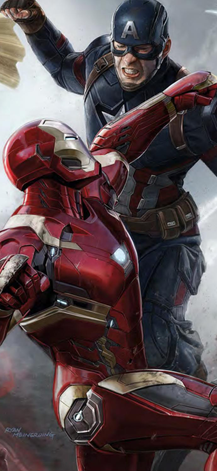 Download mobile wallpaper Iron Man, Captain America, Movie, Captain America: Civil War for free.