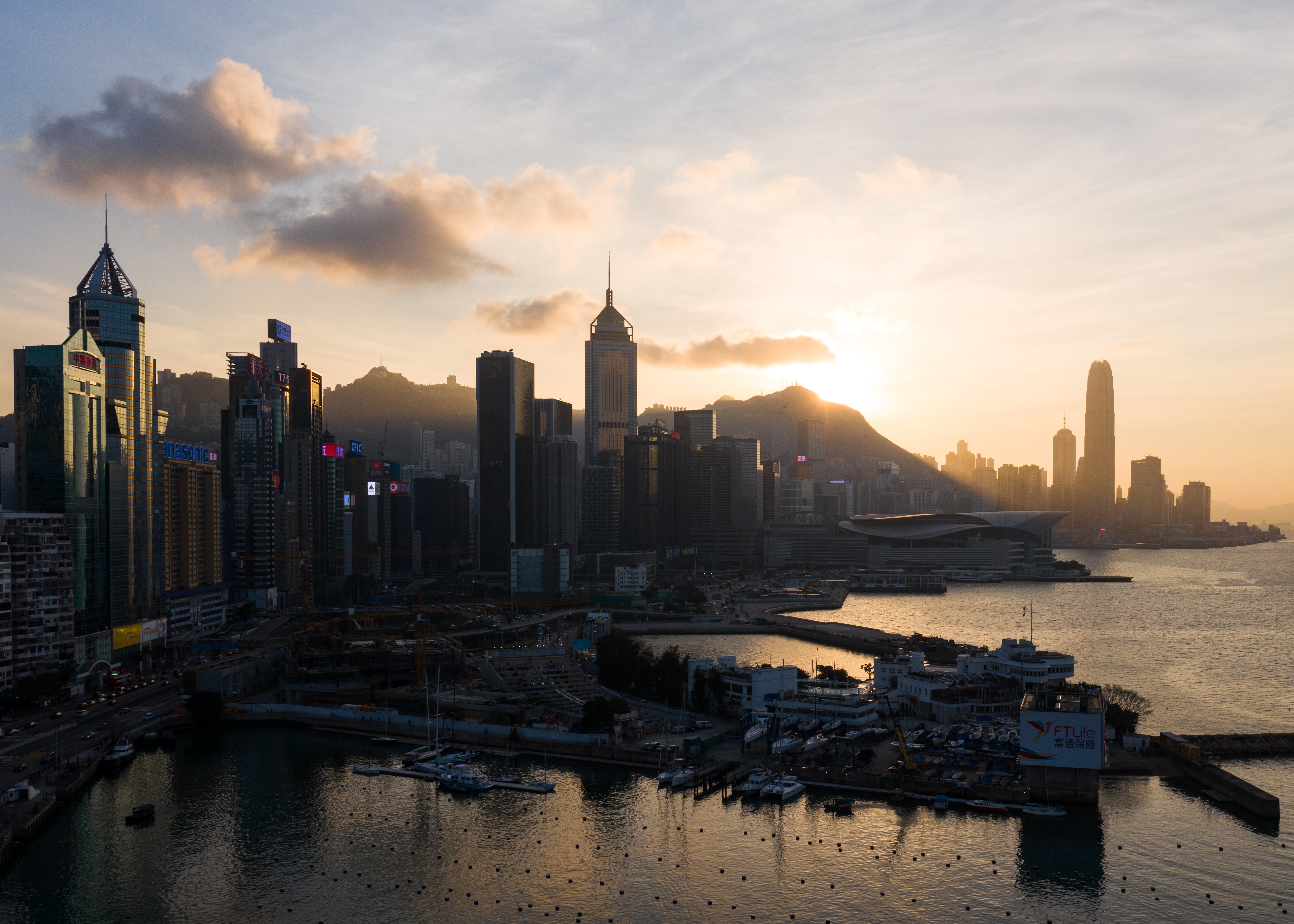 122211画像をダウンロード都市, アーキテクチャ, 市, 建物, ポート, 港, 香港-壁紙とスクリーンセーバーを無料で